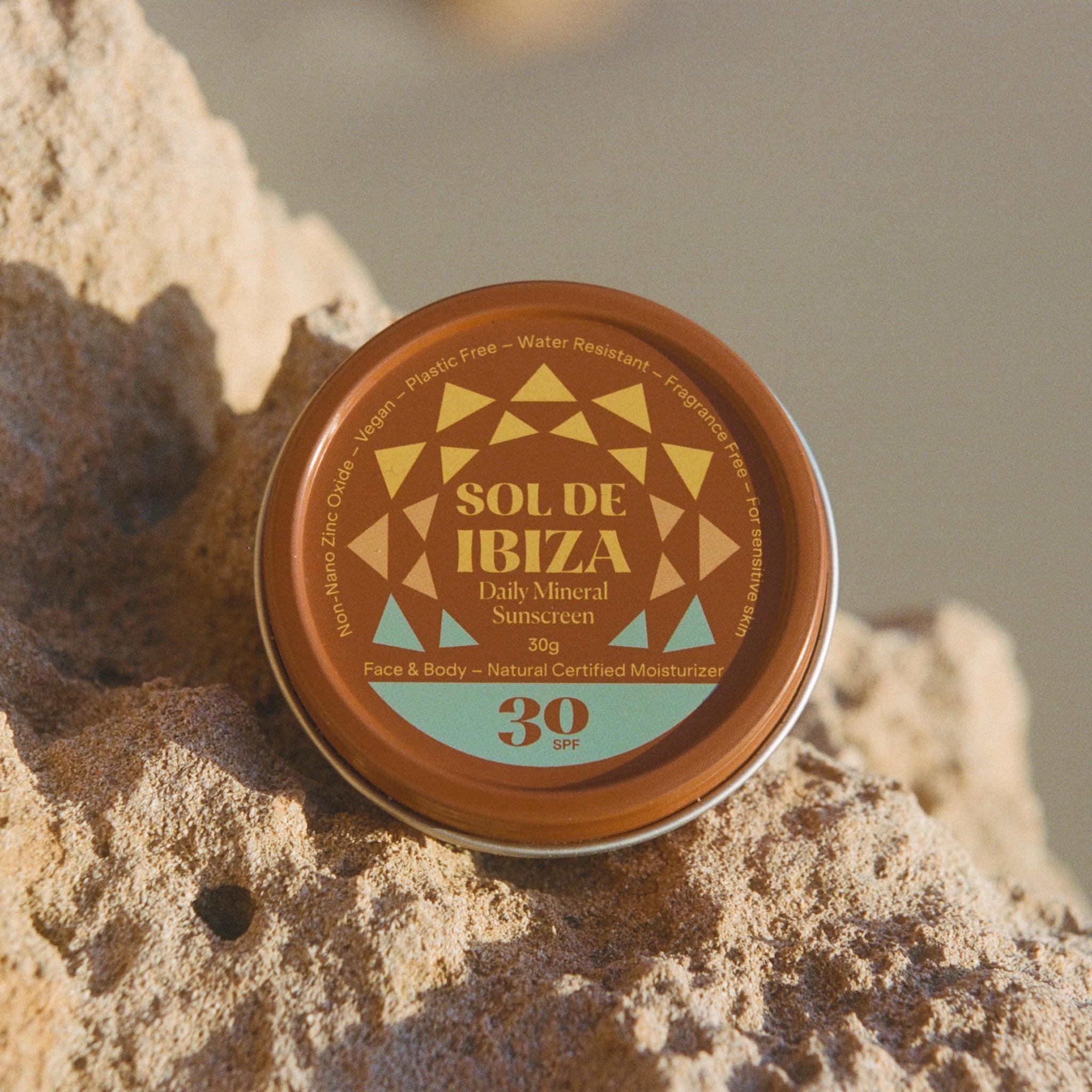 Sol de Ibiza Suncare Face Body Cream SPF30 100 g Zink