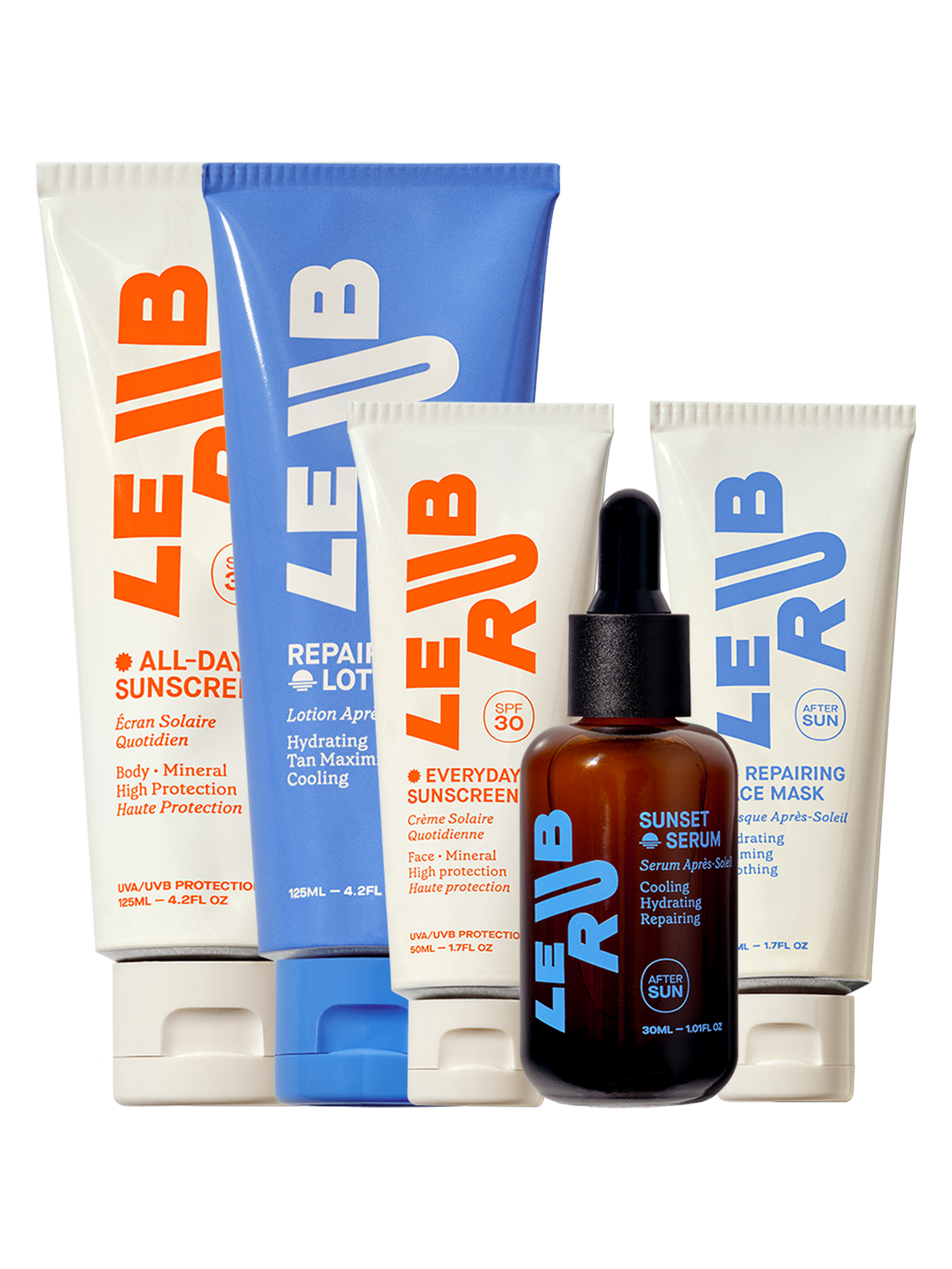 Le Rub The Full Ritual SPF30 Pflegeset Sonnencreme Serum Maske