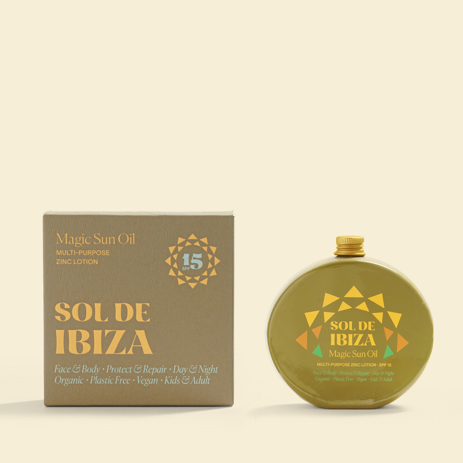 Sol de Ibiza SUNCARE Magic Sun Oil SPF15 Sonnenöl 100ml Zink