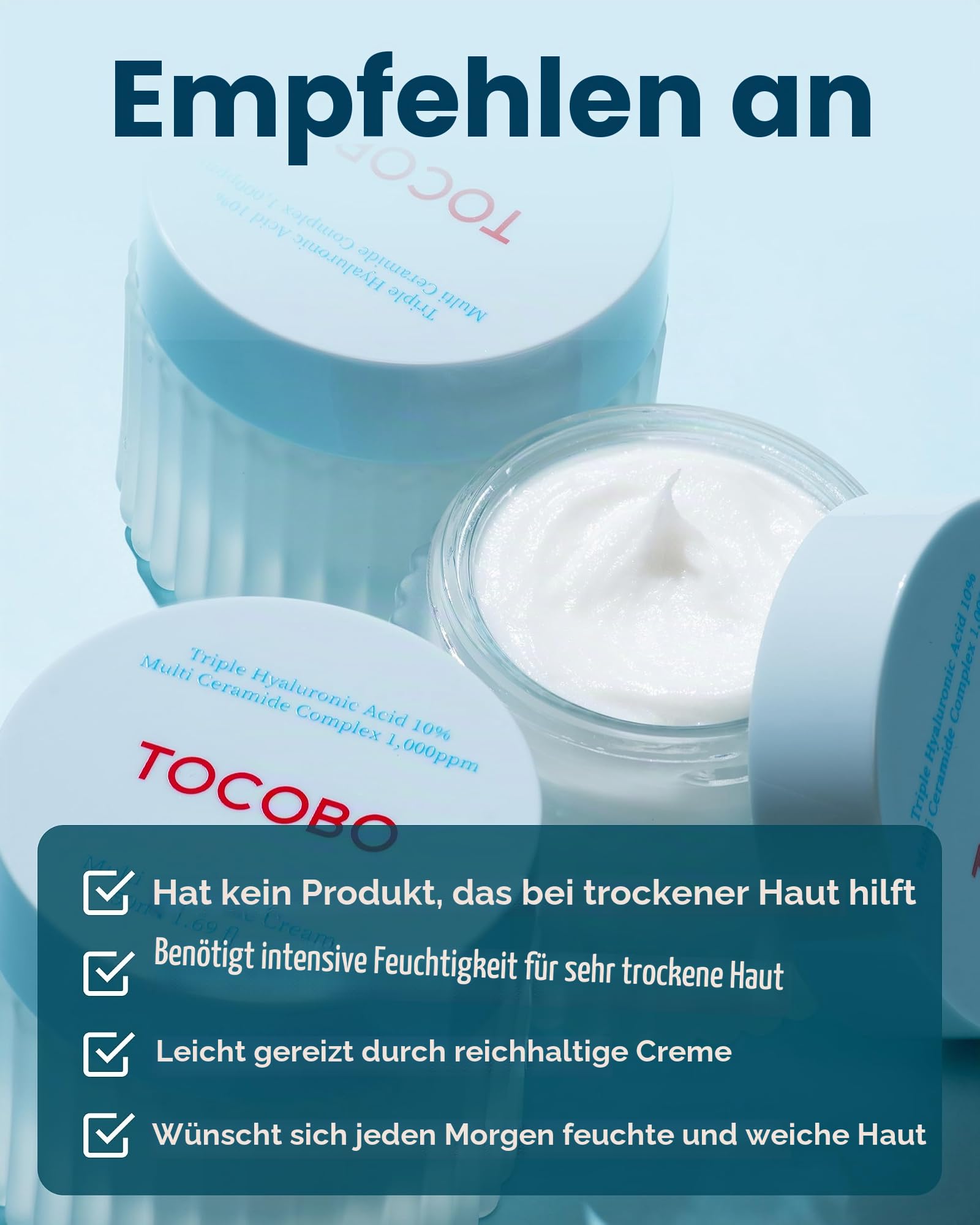 TOCOBO Multi Ceramide Cream Gesichtscreme 50 ml Ceramide