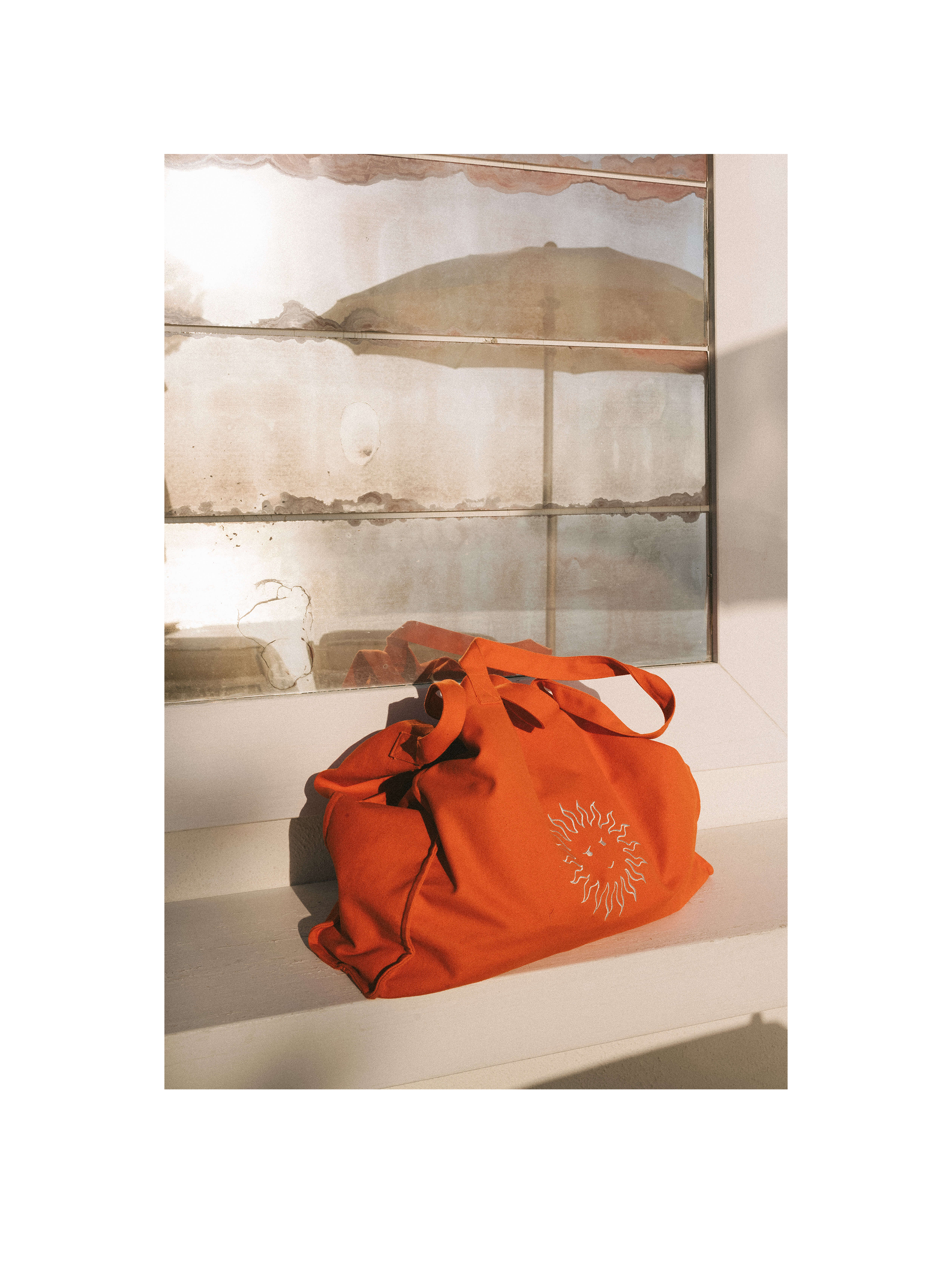 Le Rub Hello Sunshine Beach Bag Strandtasche Baumwolle 50x40