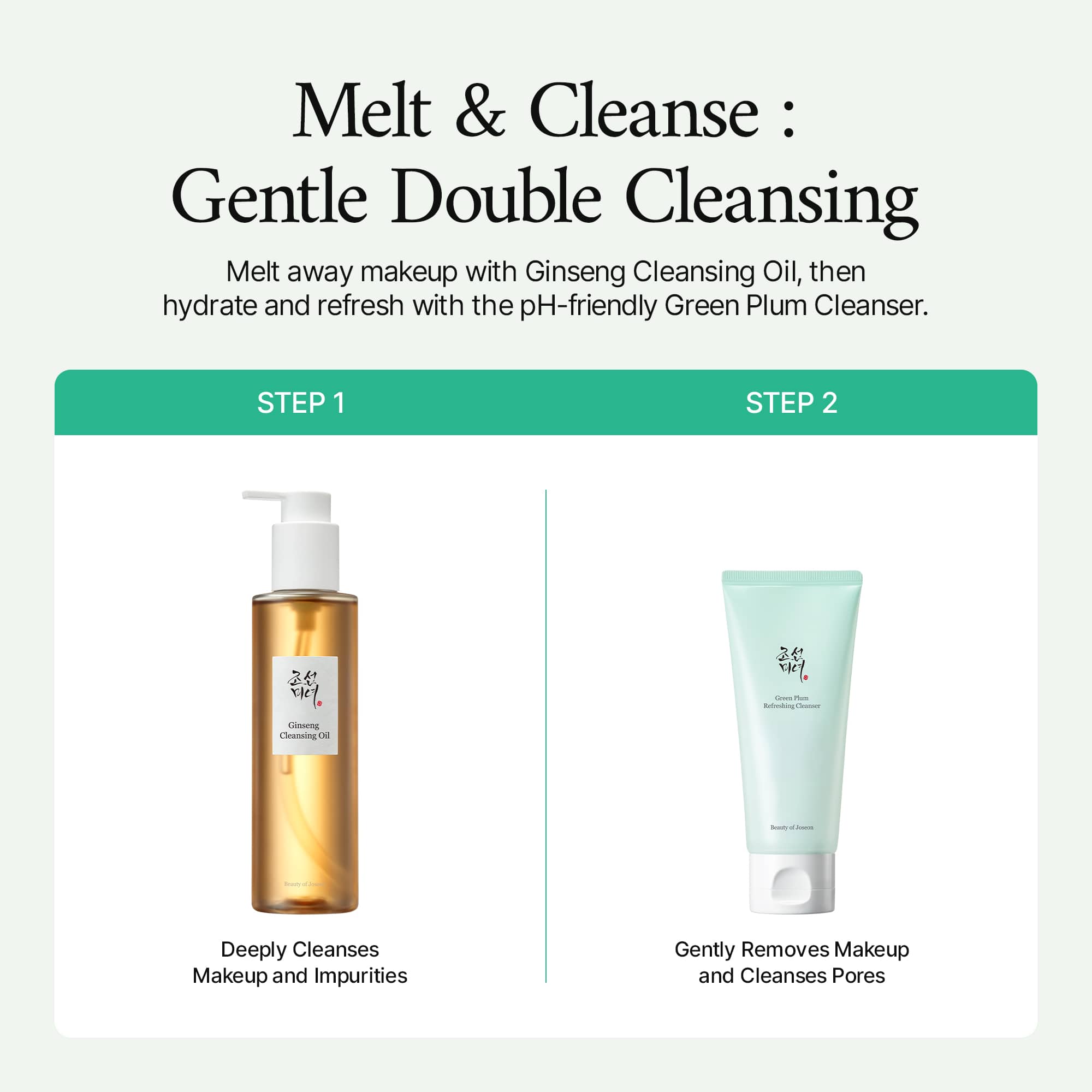 Beauty of Joseon Complete TDS Cleansing Kit Getönt LSF 30