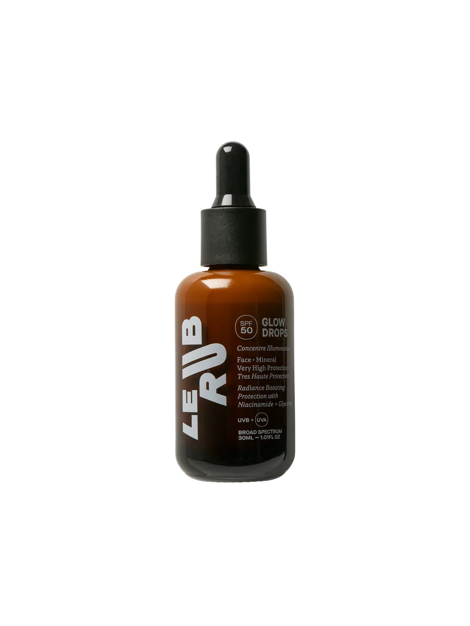 Le Rub Glow Drops SPF50 Sonnencreme Gesicht Niacinamid