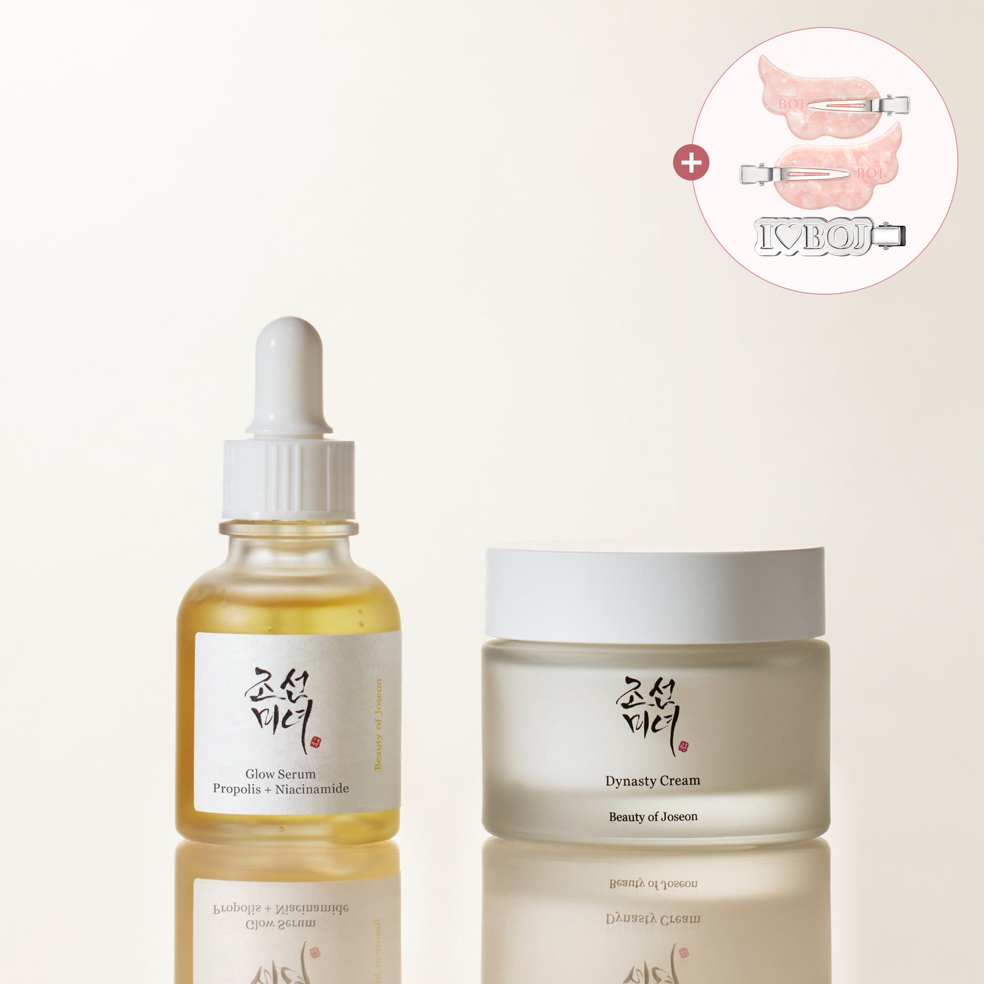 Beauty of Joseon Glass Skin Duo Glow Serum Dynasty Cream Pflegeset