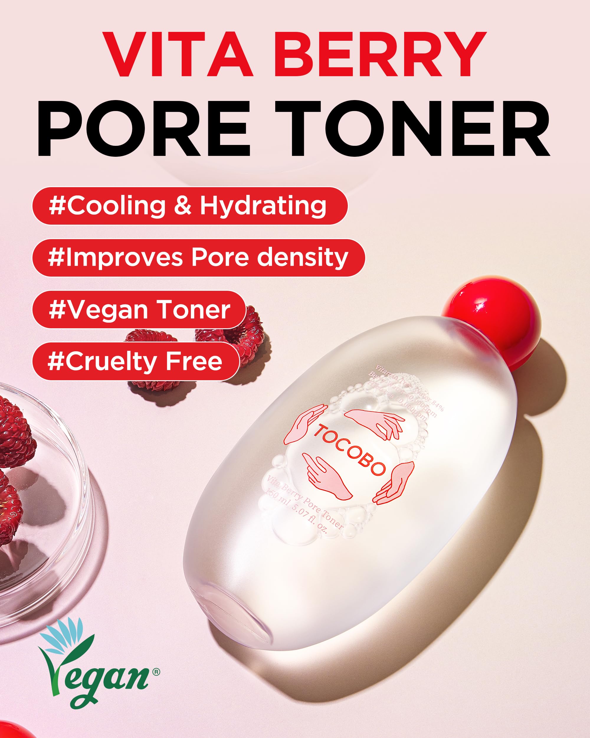 TOCOBO Vita Berry Porentoner Gesichtswasser 150 ml Beere