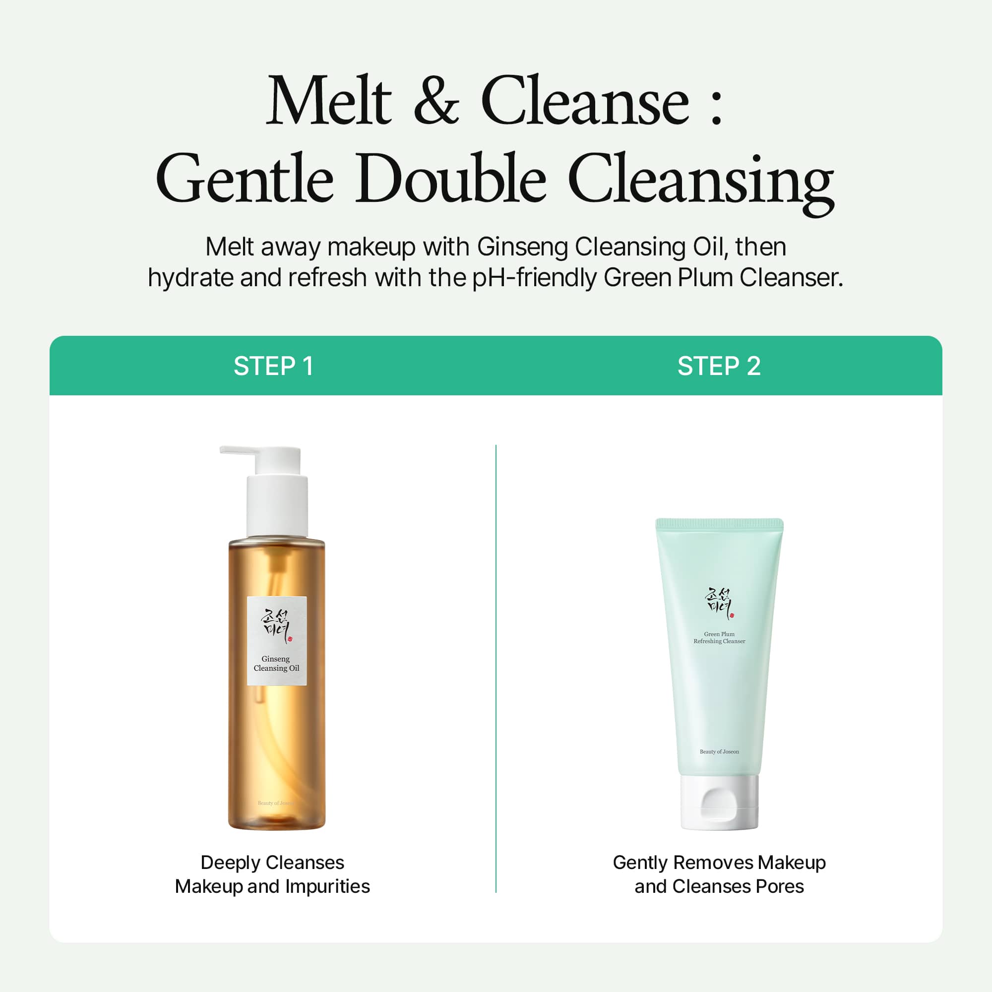 Beauty of Joseon TDS Cleansing Kit Getönte Sonnencreme