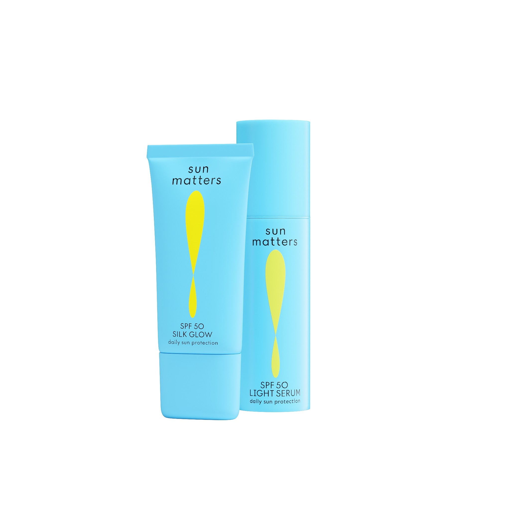 Sun Matters Morning Glow Set Sonnenserum SPF50 Silk Glow