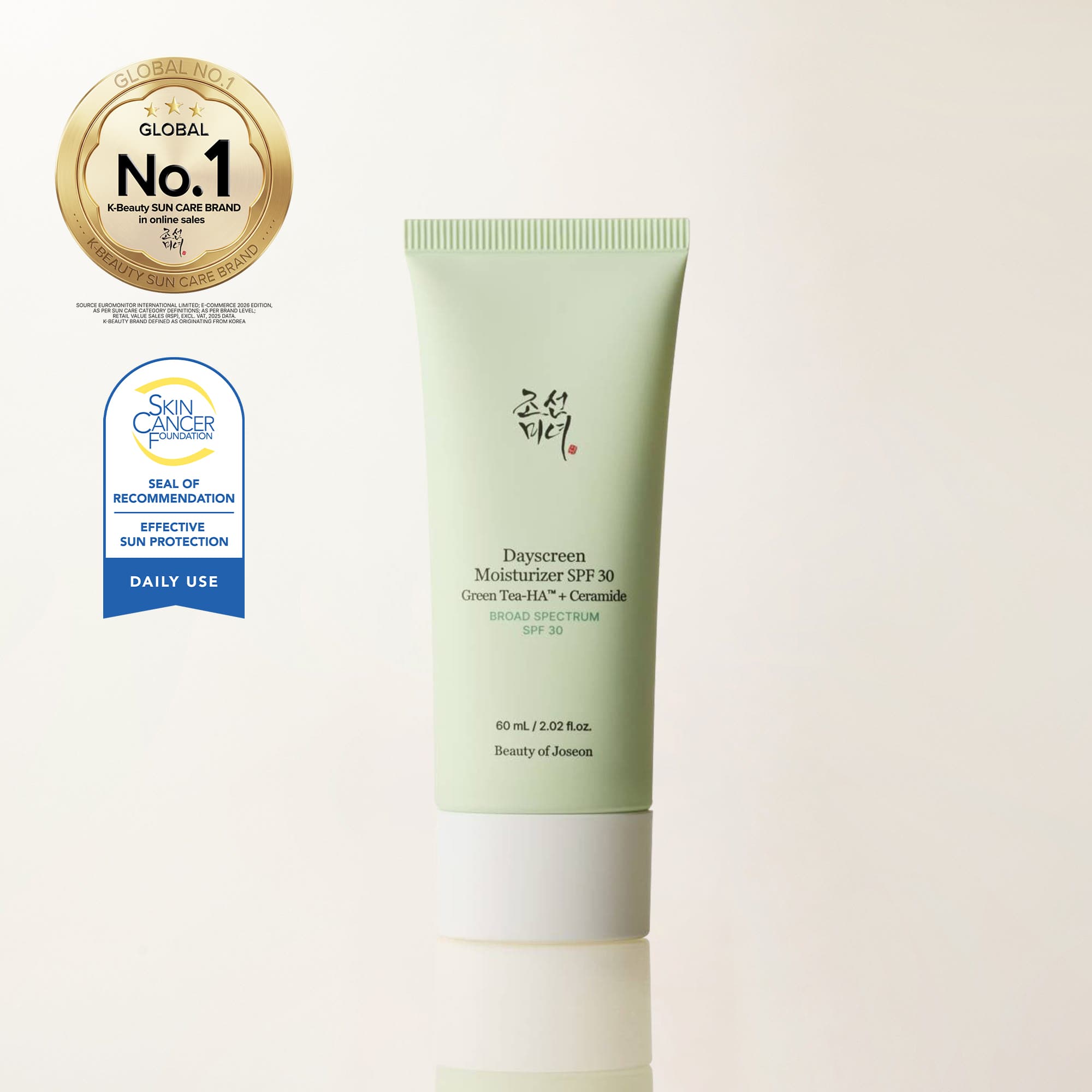 Beauty of Joseon Dayscreen Moisturizer Sonnencreme LSF30 60 ml