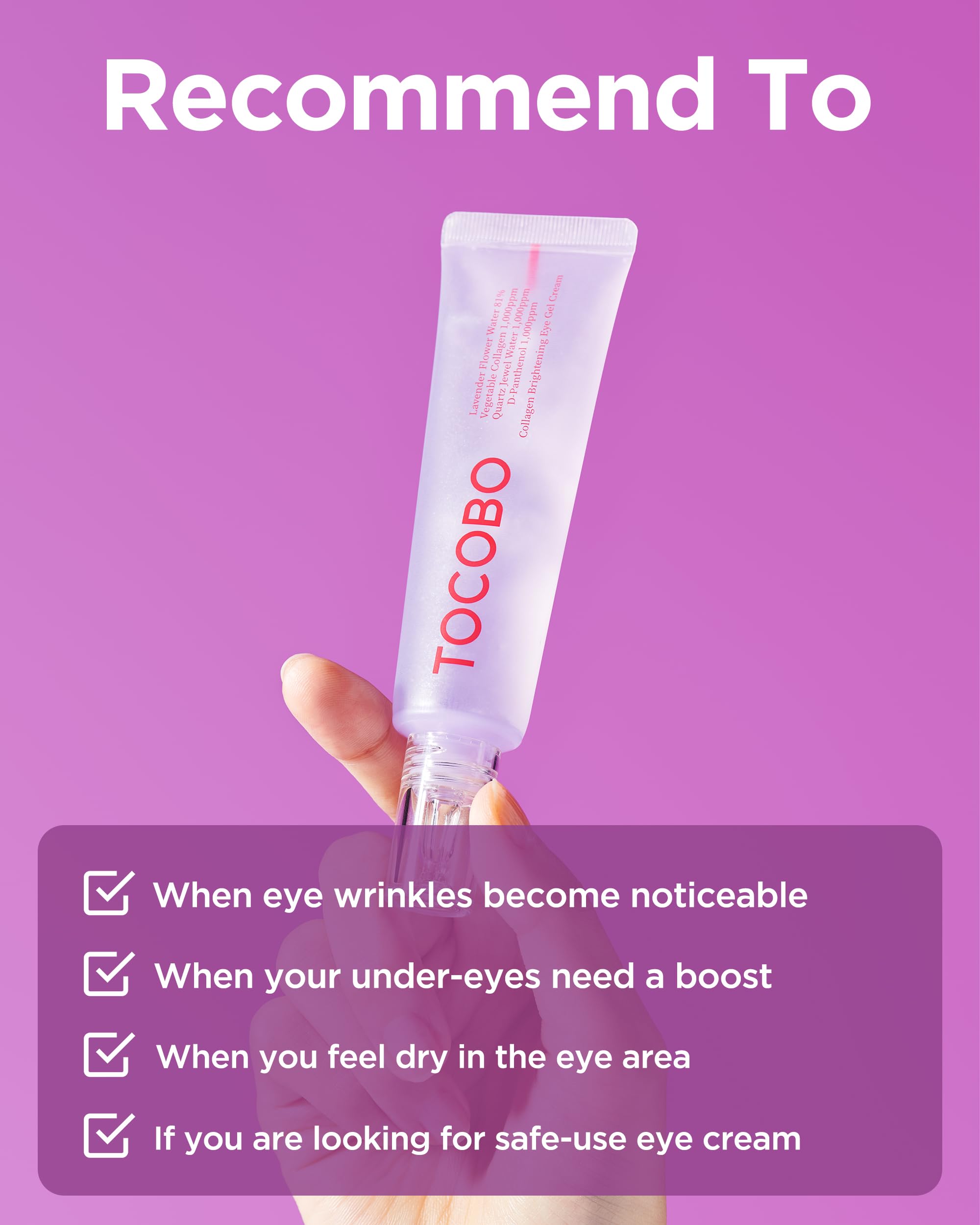TOCOBO Collagen Brightening Eye Gel Cream 30 ml