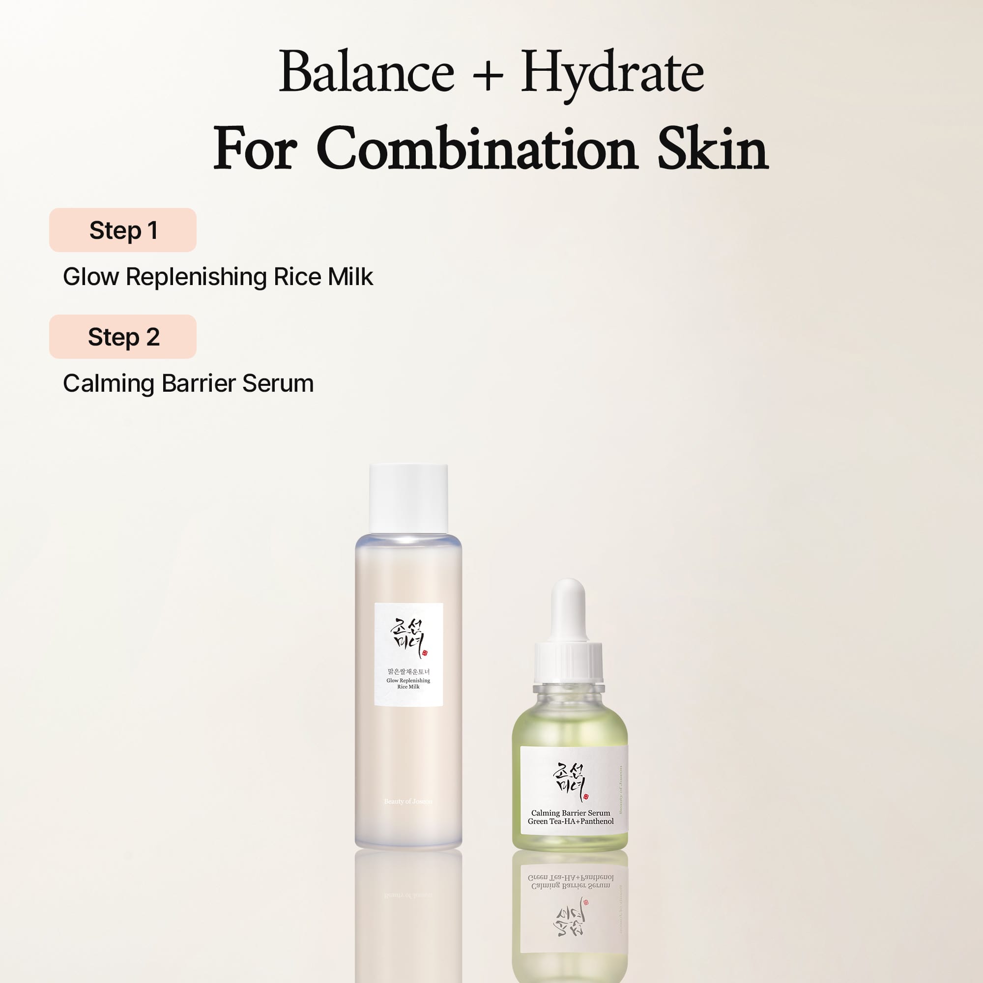 Beauty of Joseon 3 Steps TDS Skin Prep Set getönt SPF30