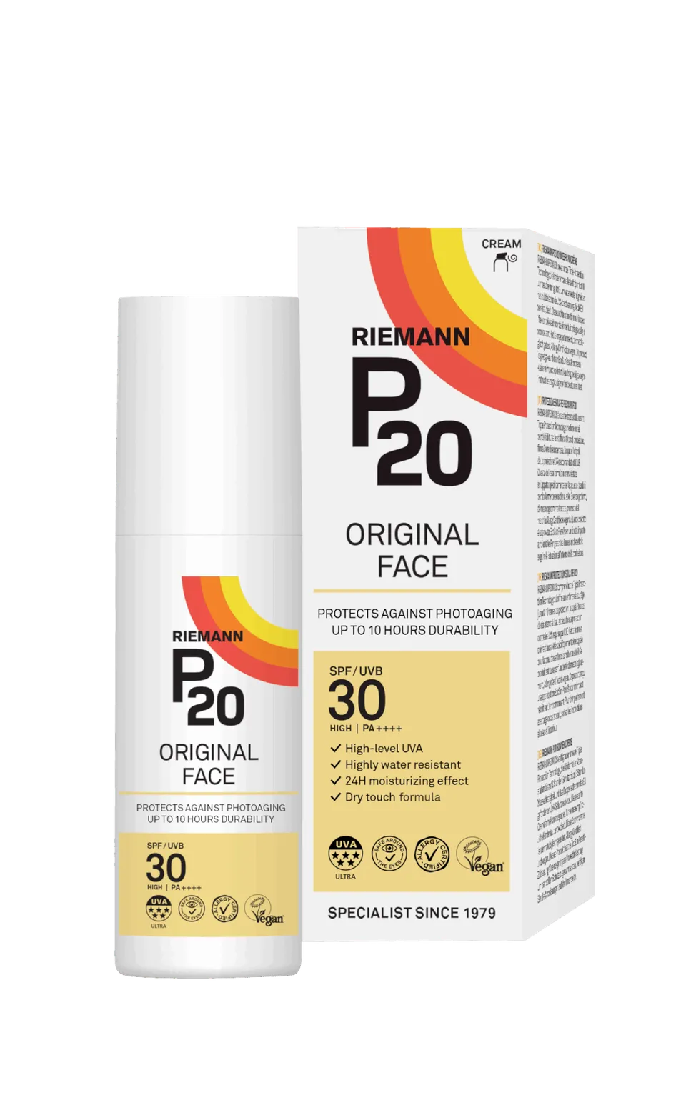 Riemann P20 Original Face SPF30 Sonnencreme 50g ohne Duftstoffe