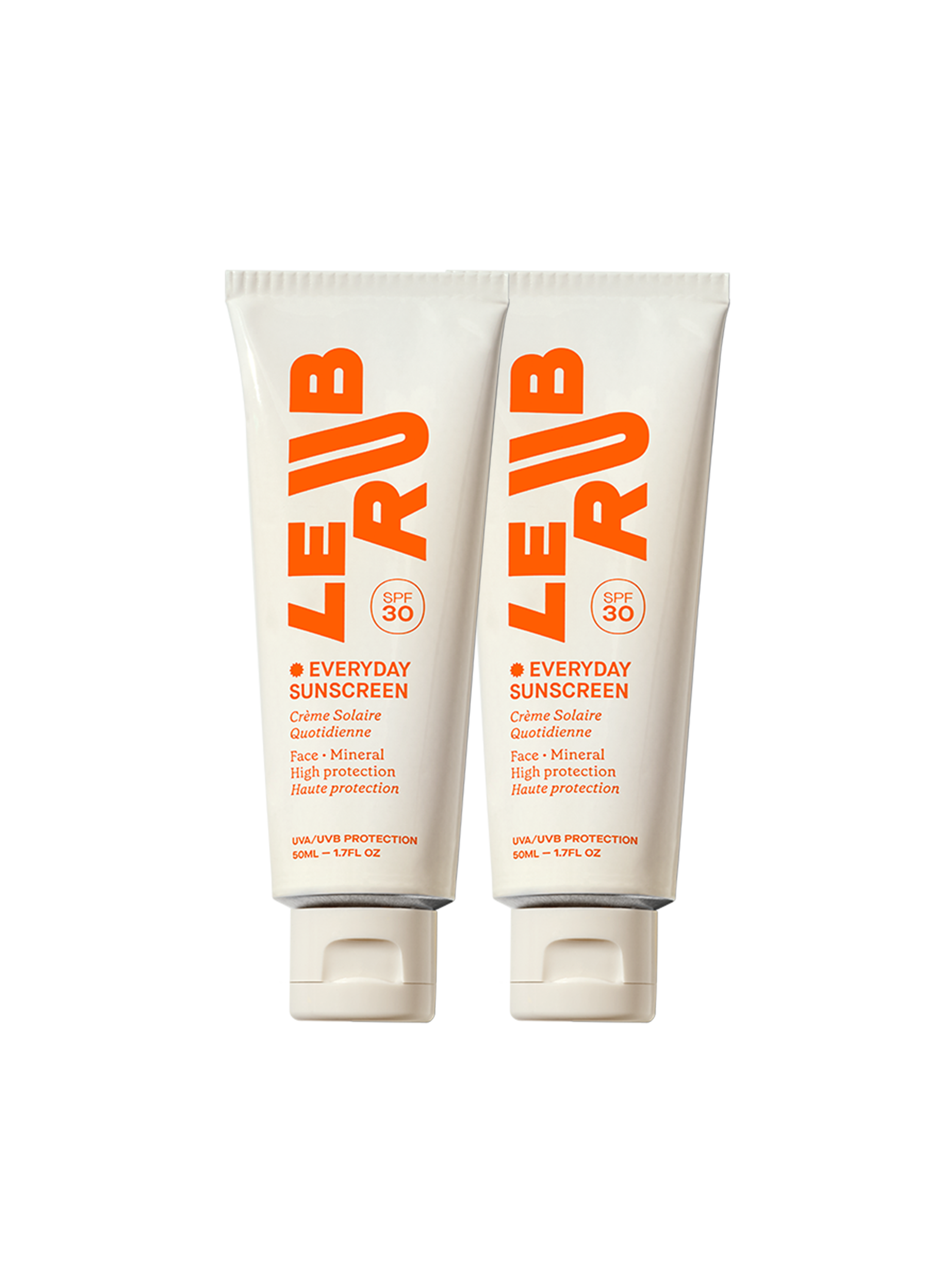 Le Rub Everyday Sunscreen SPF30 Duo Sonnencreme 2er Set mineralisch