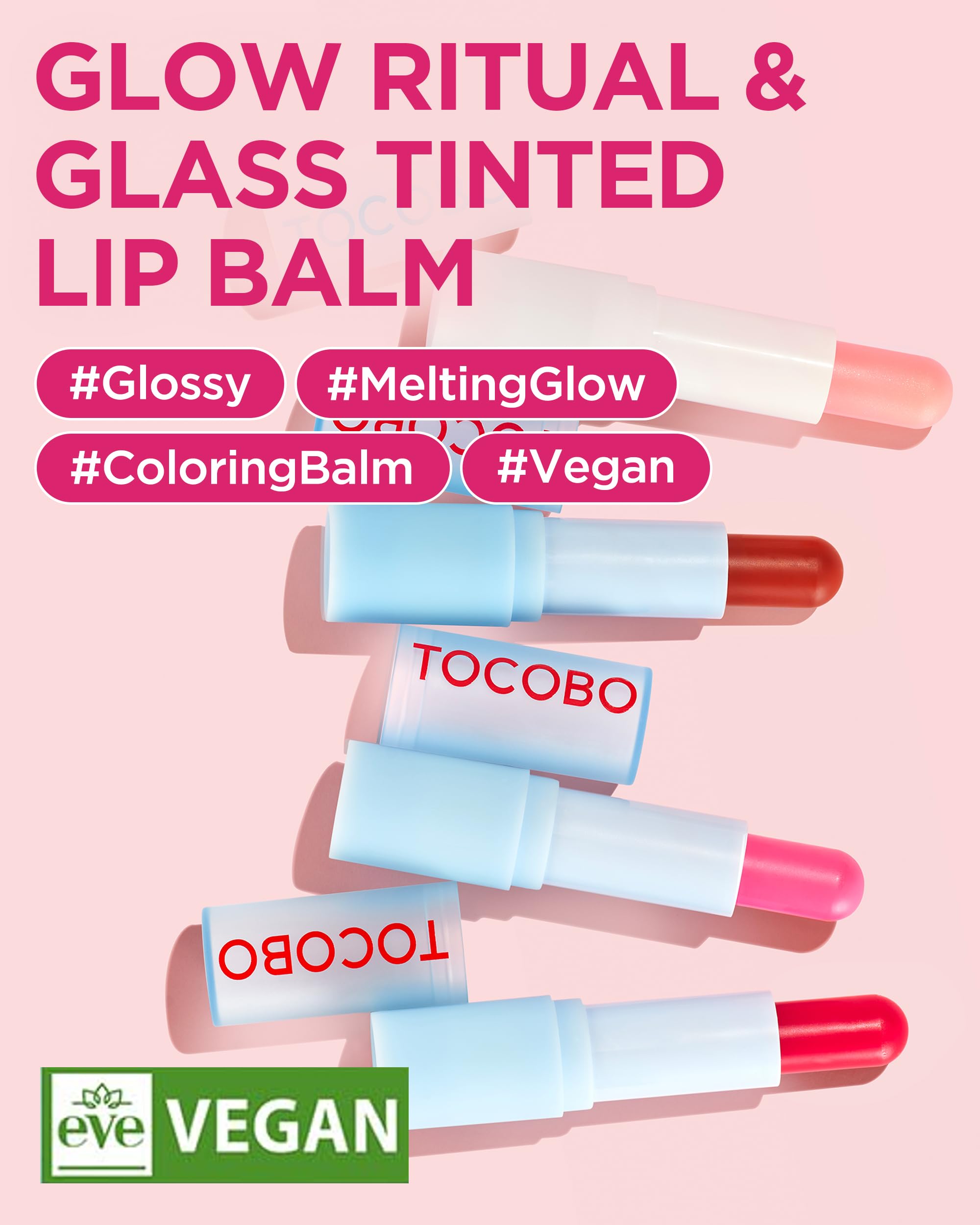 TOCOBO Glass Tinted Lip Balm 011 Flush Cherry 3,5 g Kirsche