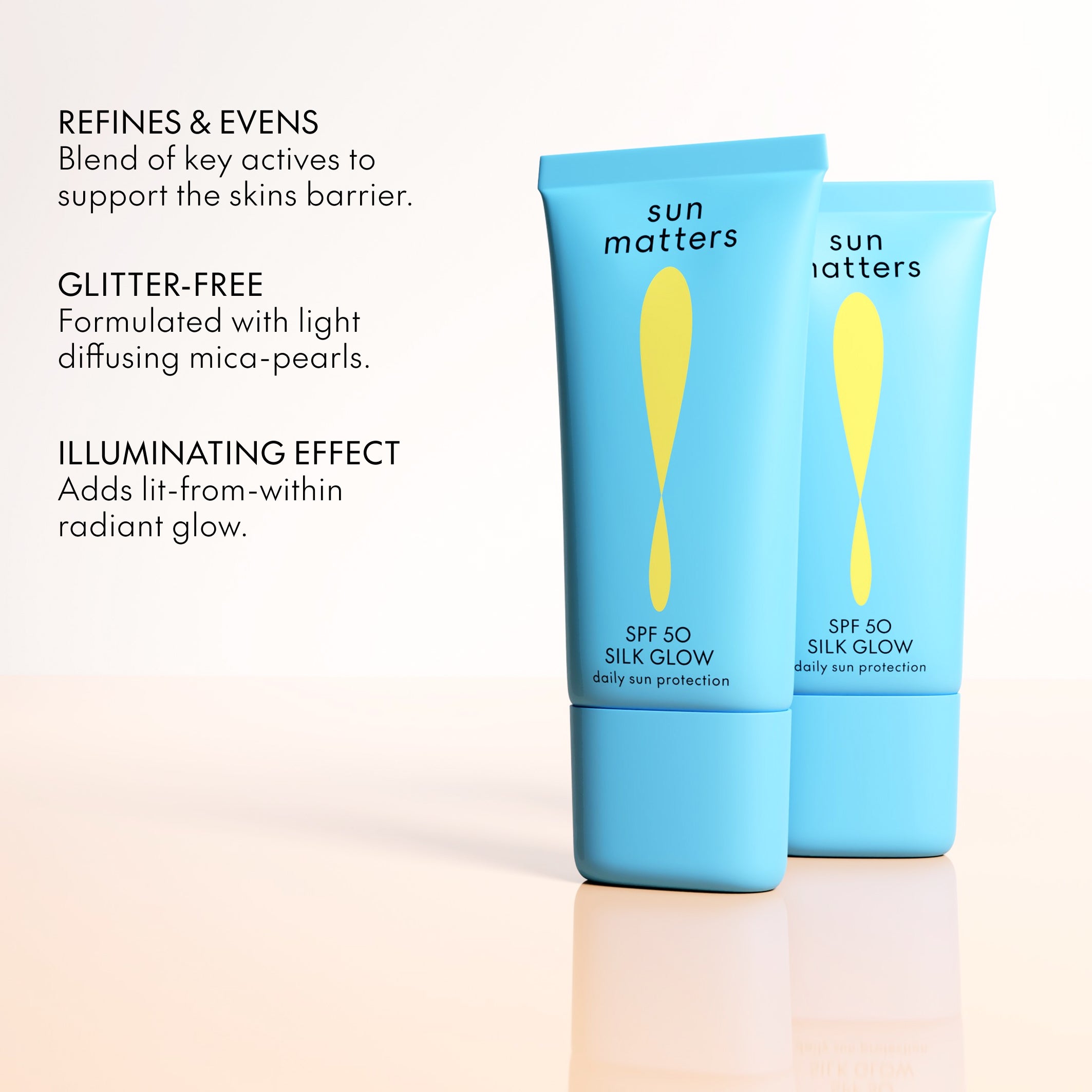 Sun Matters FACE Glow Serum SPF50 Sonnenserum 30ml Silk Glow