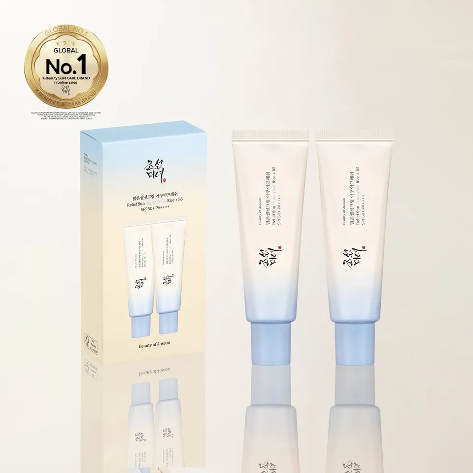Beauty of Joseon Relief Sun Aqua-Fresh Sonnencreme LSF50 2er Pack