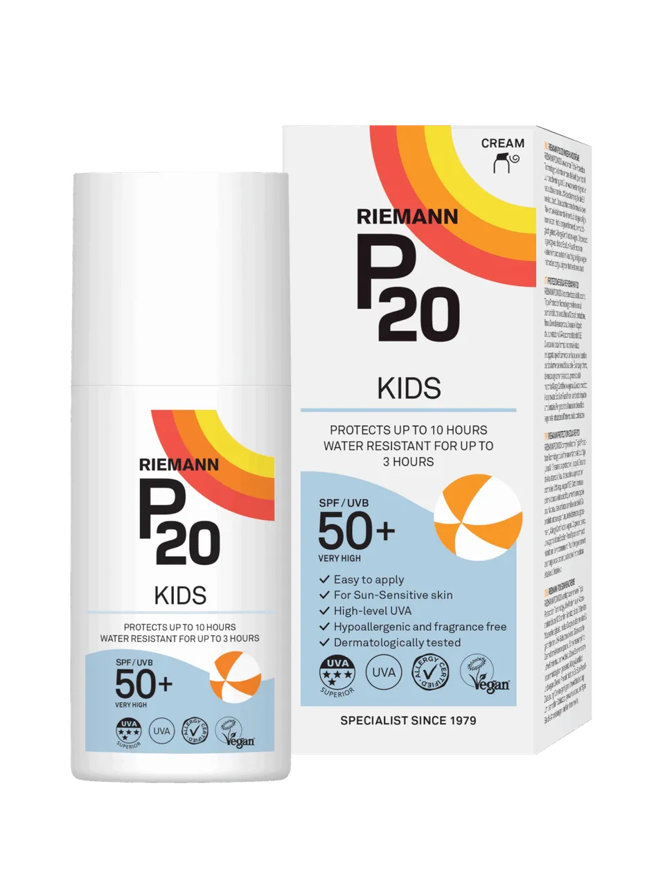 Riemann P20 Kids SPF50+ Kindersonnencreme 200ml wasserfest
