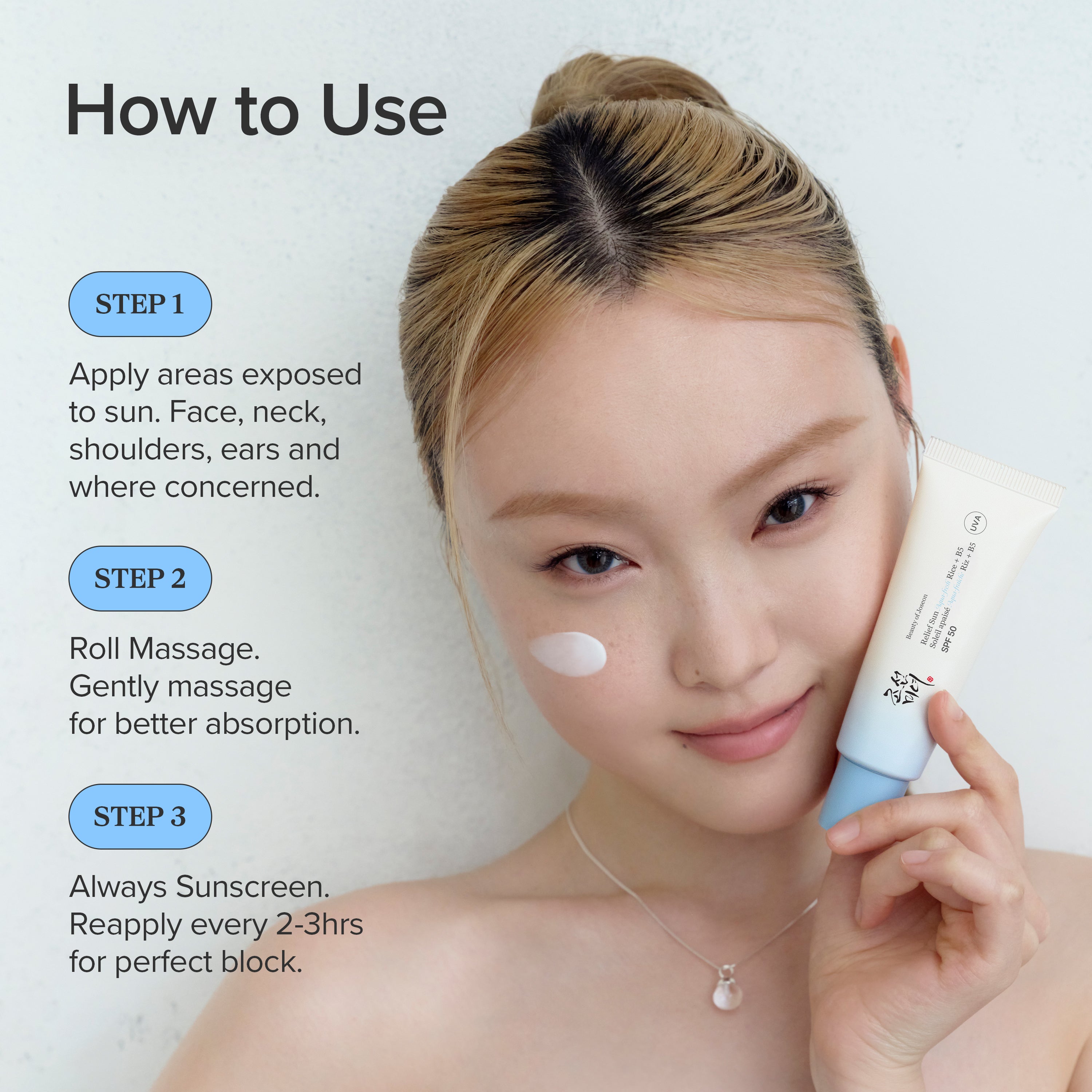 Beauty of Joseon Relief Sun Aqua-Fresh Rice+B5 Sonnencreme 50ml