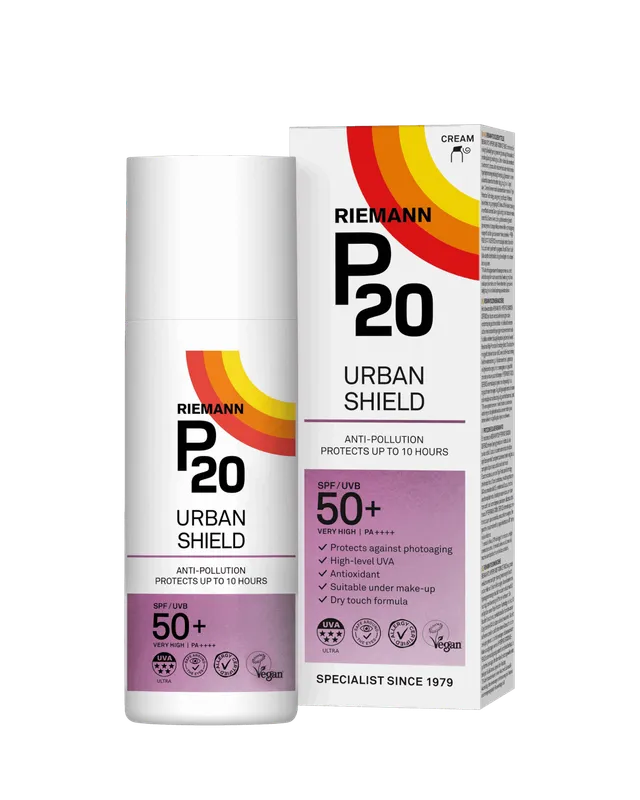 Riemann P20 Urban Shield SPF50+ Sonnencreme 50g Antioxidativ