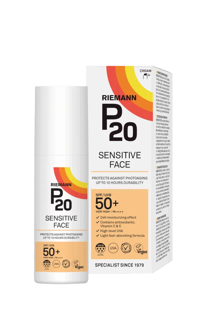 Riemann P20 Sensitive Face Sonnencreme SPF 50+ 50 g