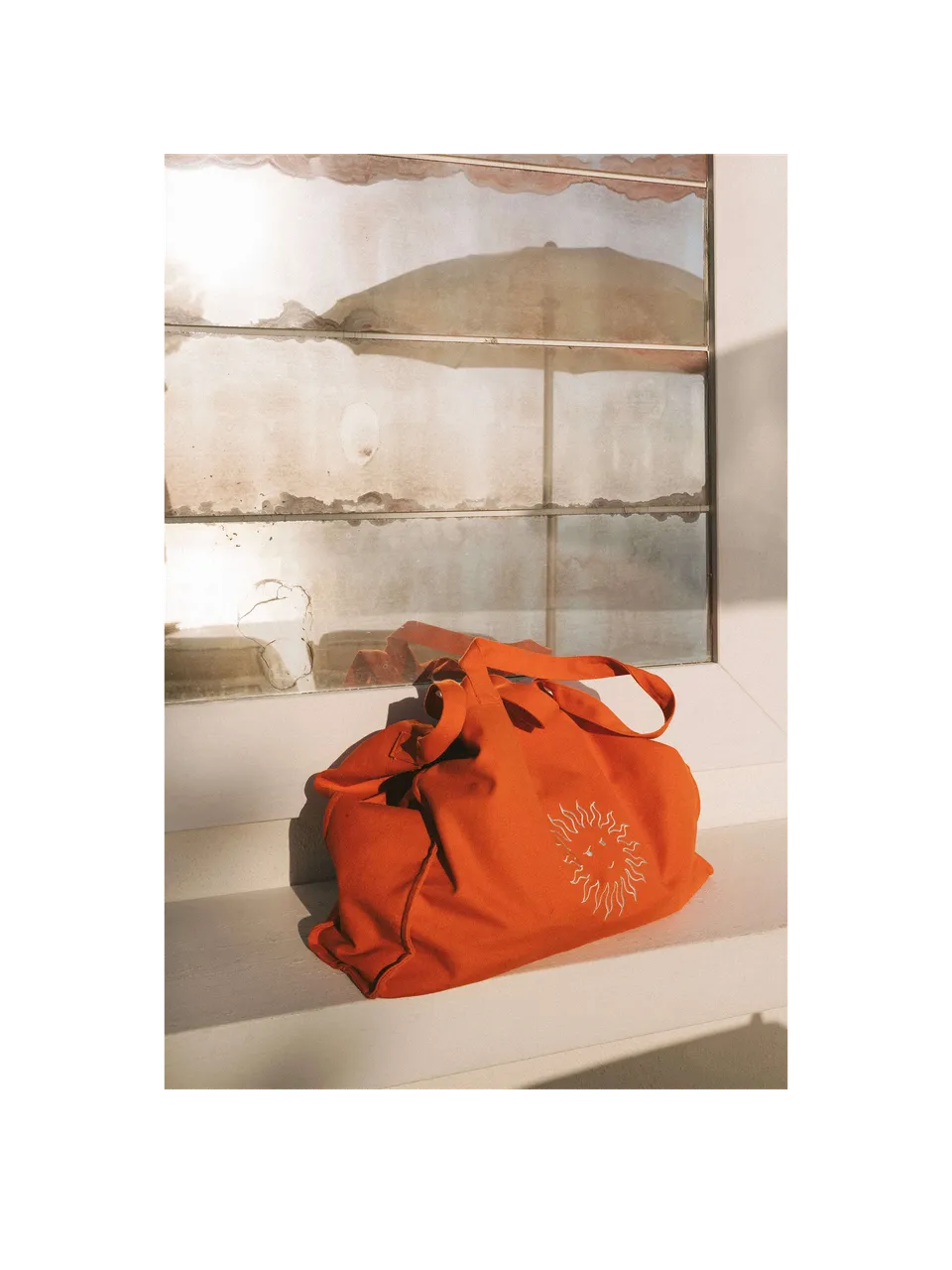 Le Rub Hello Sunshine Beach Bag Strandtasche Baumwolle 50x40