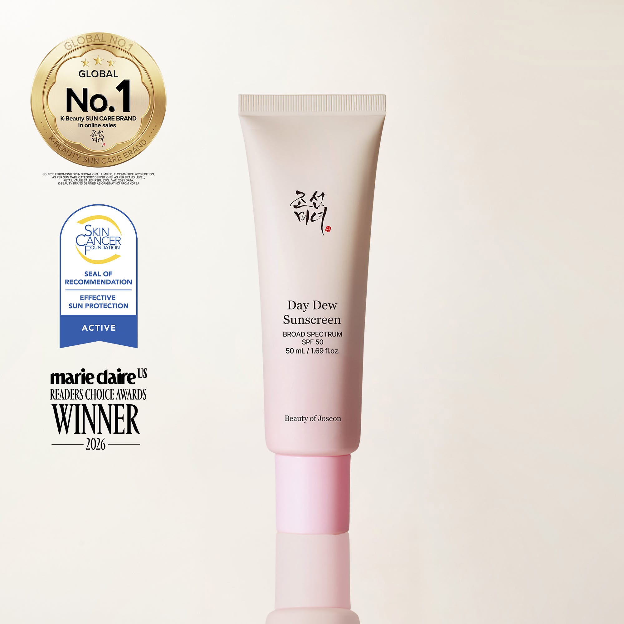Beauty of Joseon Day Dew Sunscreen Sonnencreme 50 ml 1-Pack