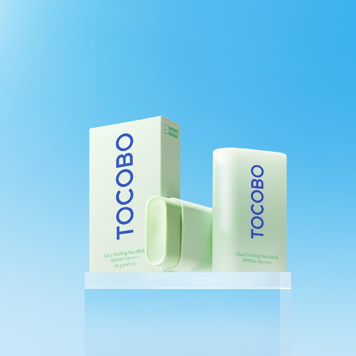 TOCOBO Cica Cooling Sun Stick Sonnenschutz 2x18 g SPF50+