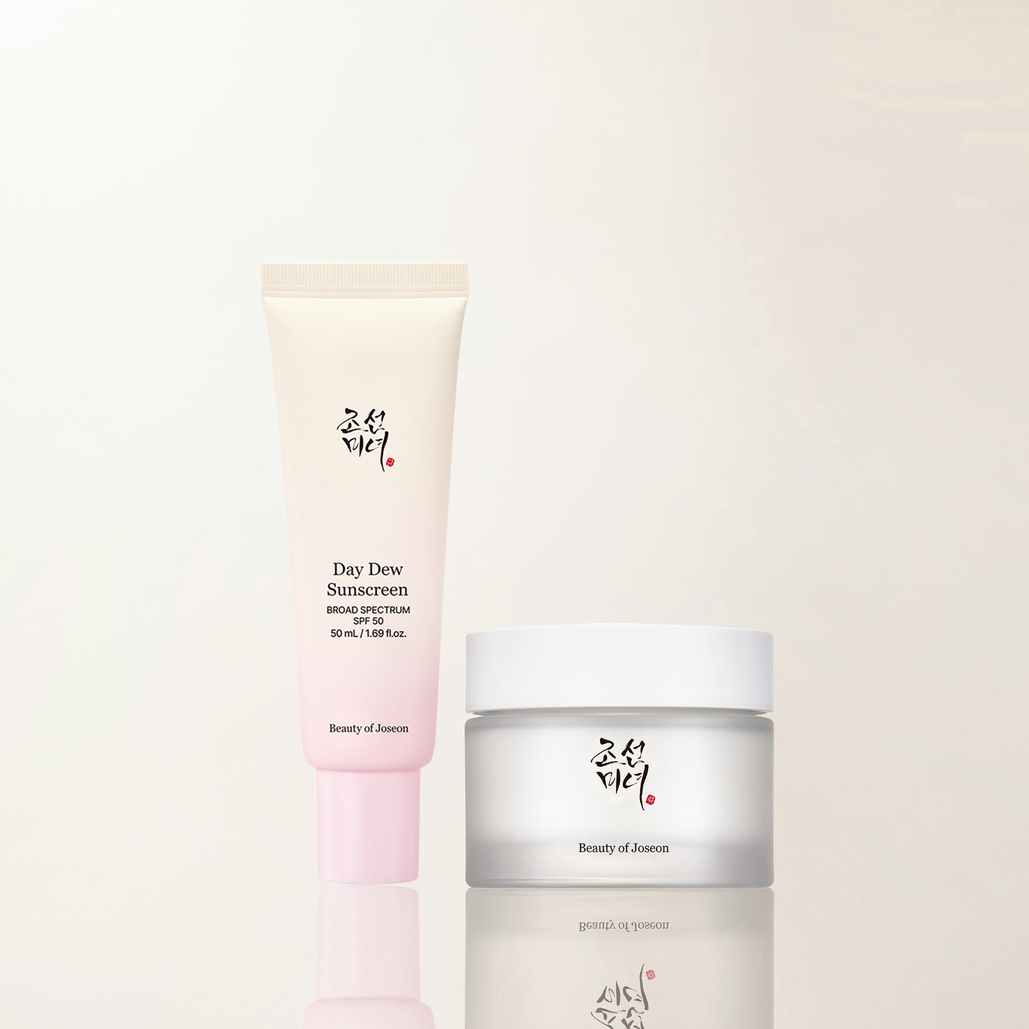 Beauty of Joseon Daily Dewy Duo Set Sonnencreme SPF 50 + Creme