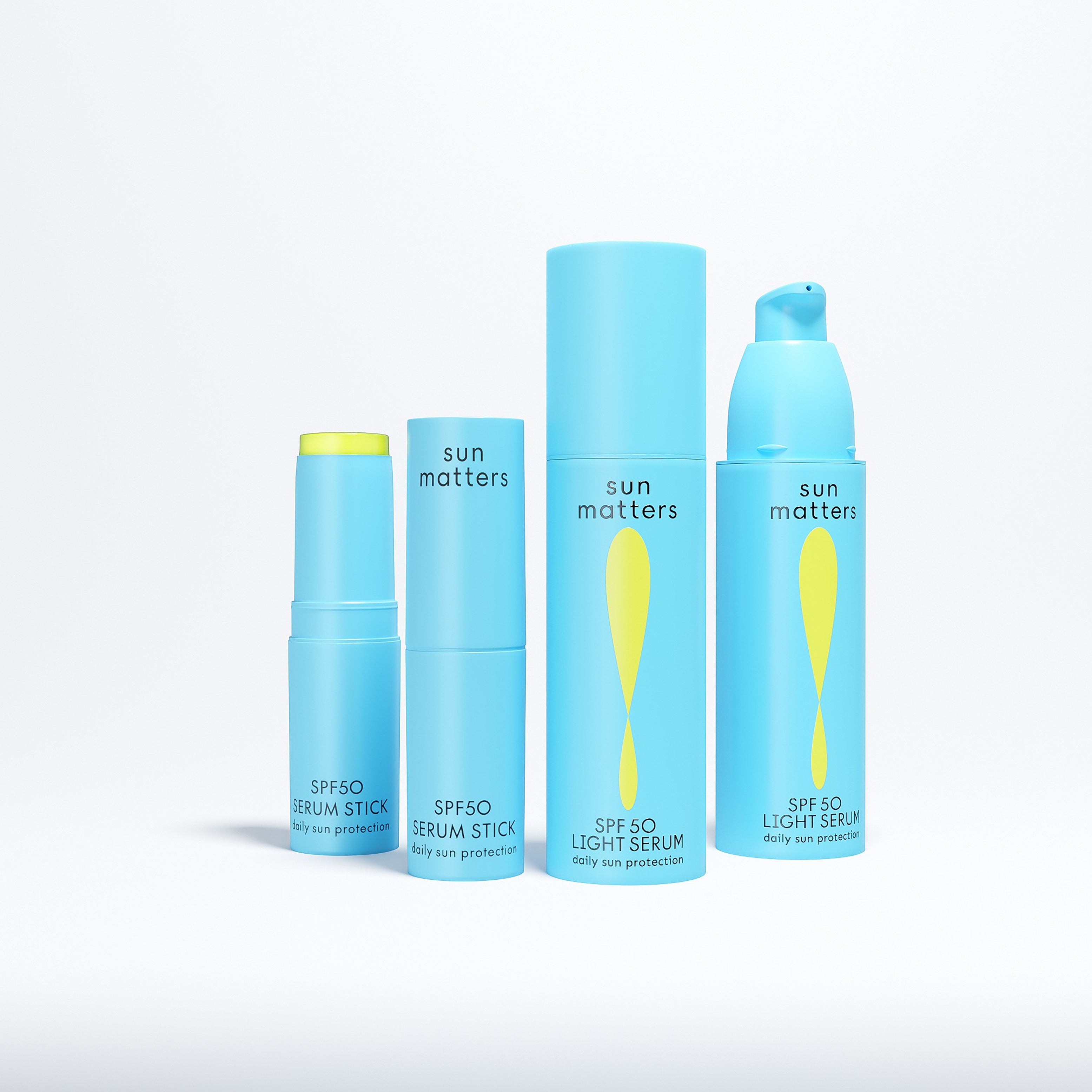 Sun Matters All Day Protection Set Serum + Stick SPF50 duftfrei
