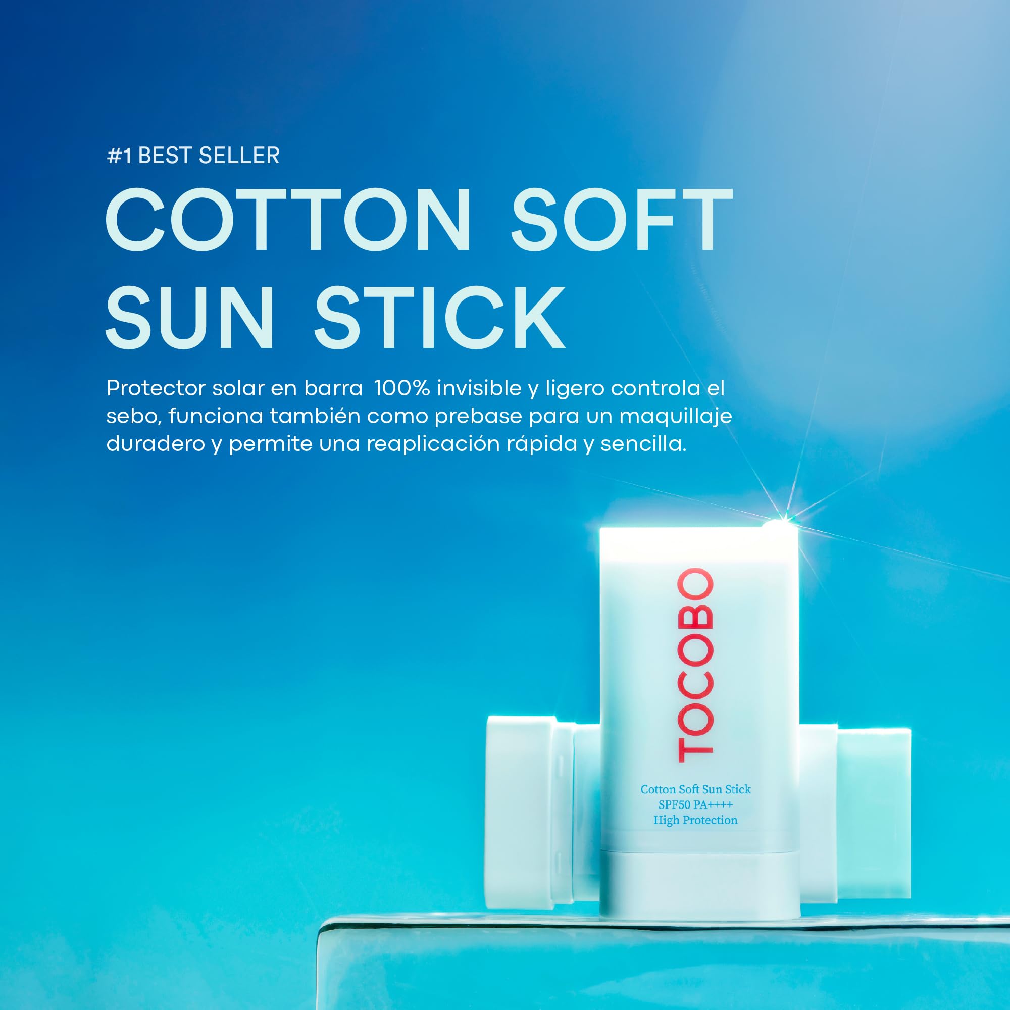 TOCOBO Cotton Soft Sun Stick SPF50+ Sonnenschutz-Stick 19 g
