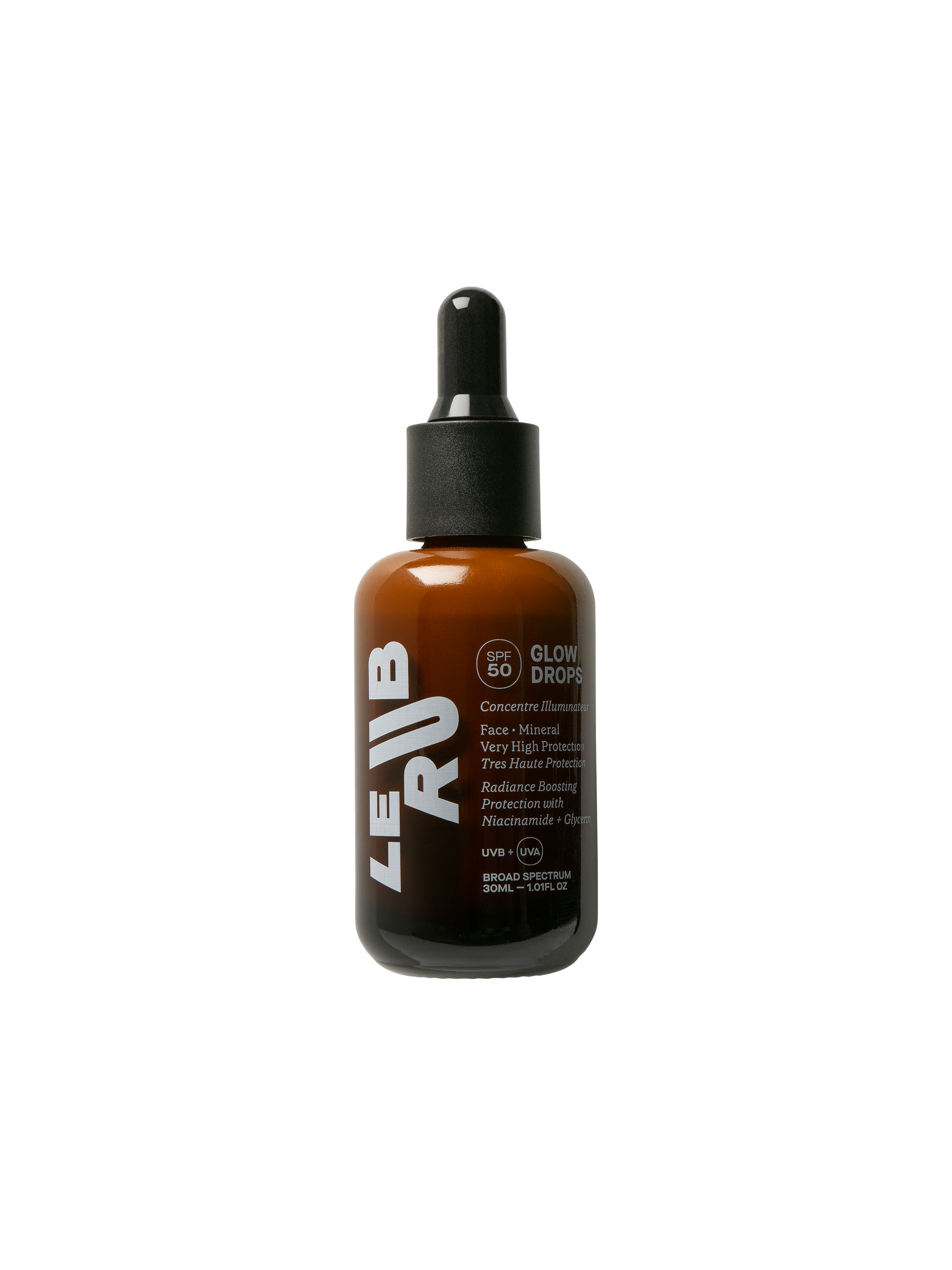 Le Rub Glow Drops SPF50 Sonnencreme Gesicht Niacinamid
