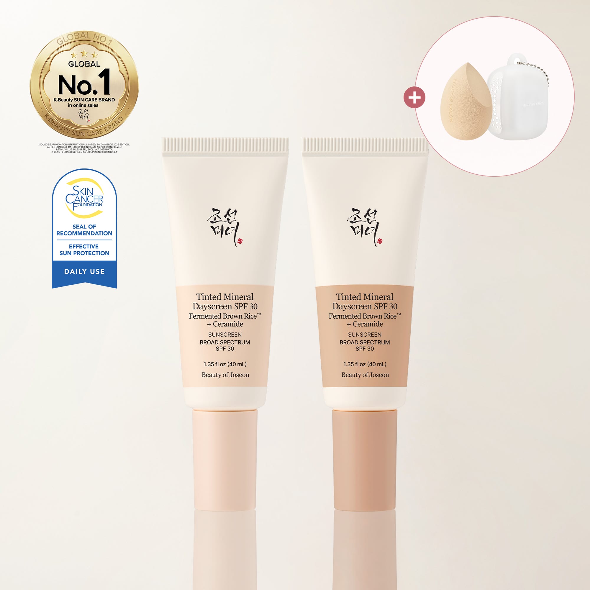 Beauty of Joseon TDS Make It Double Set getönte Sonnencreme SPF30