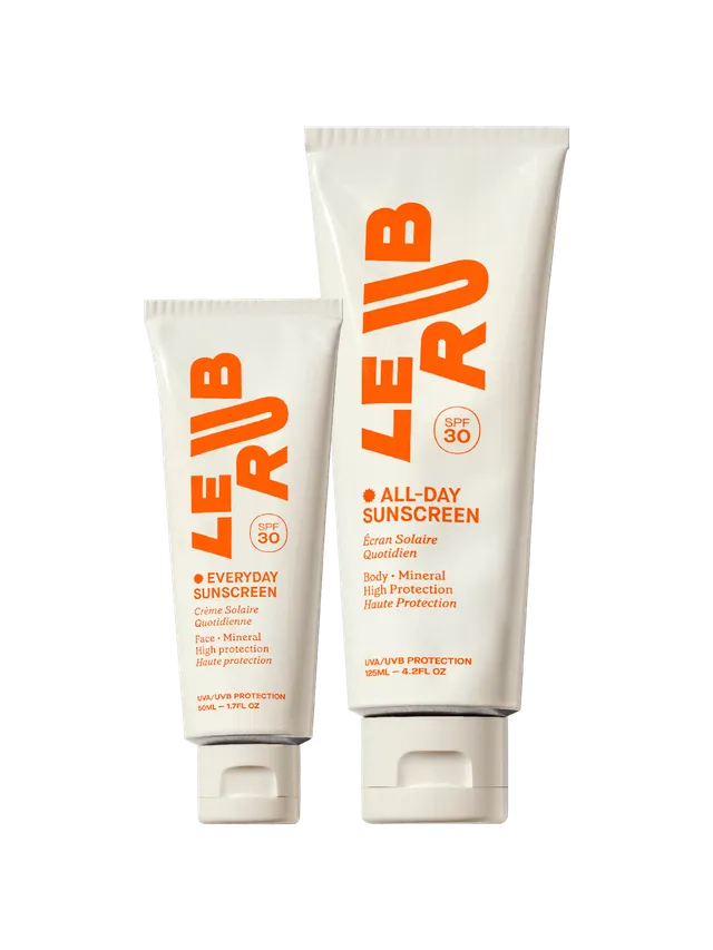 Le Rub The All-Over SPF30 Sonnencreme Set Gesicht & Körper
