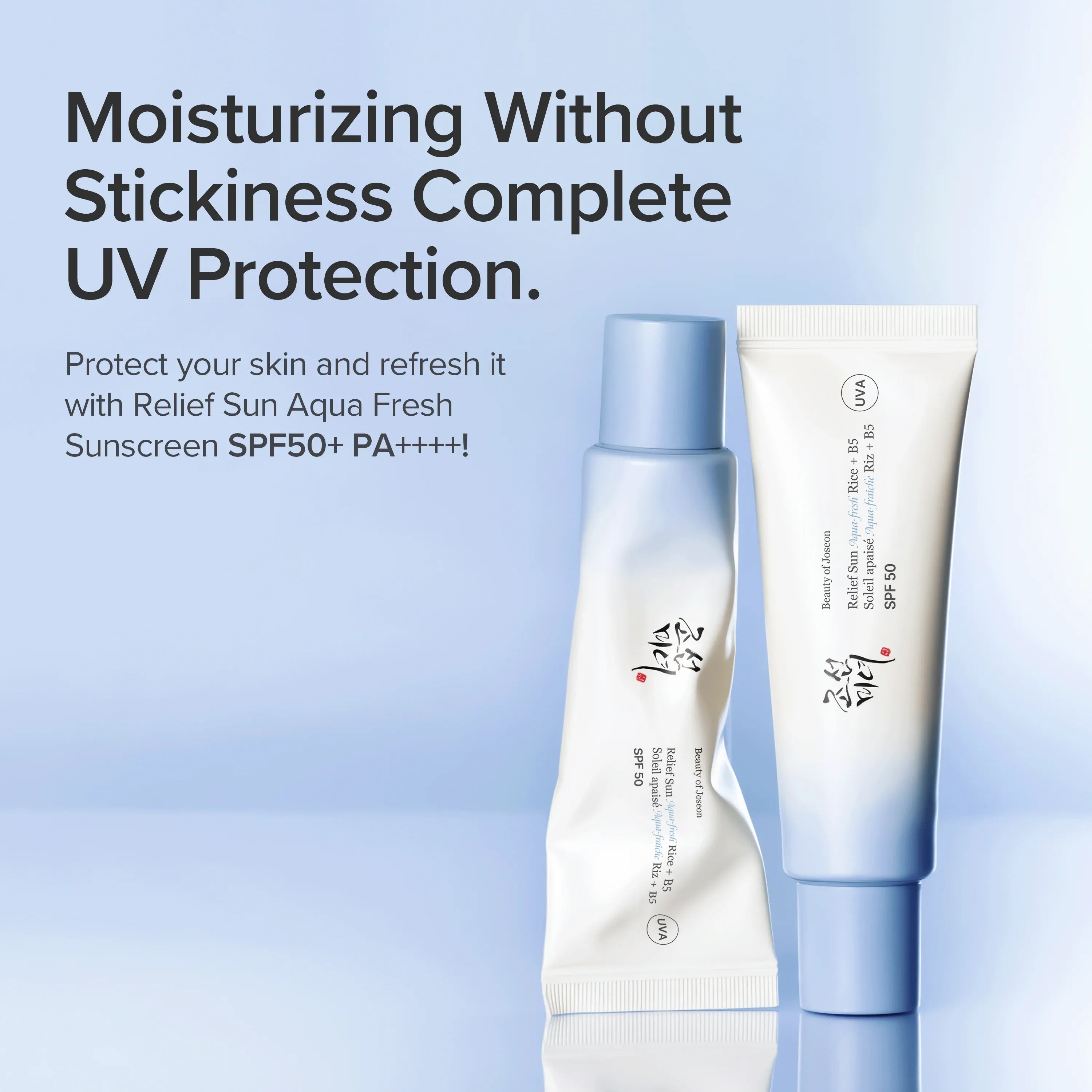 Beauty of Joseon Relief Sun Aqua-Fresh Rice+B5 Sonnencreme 50ml