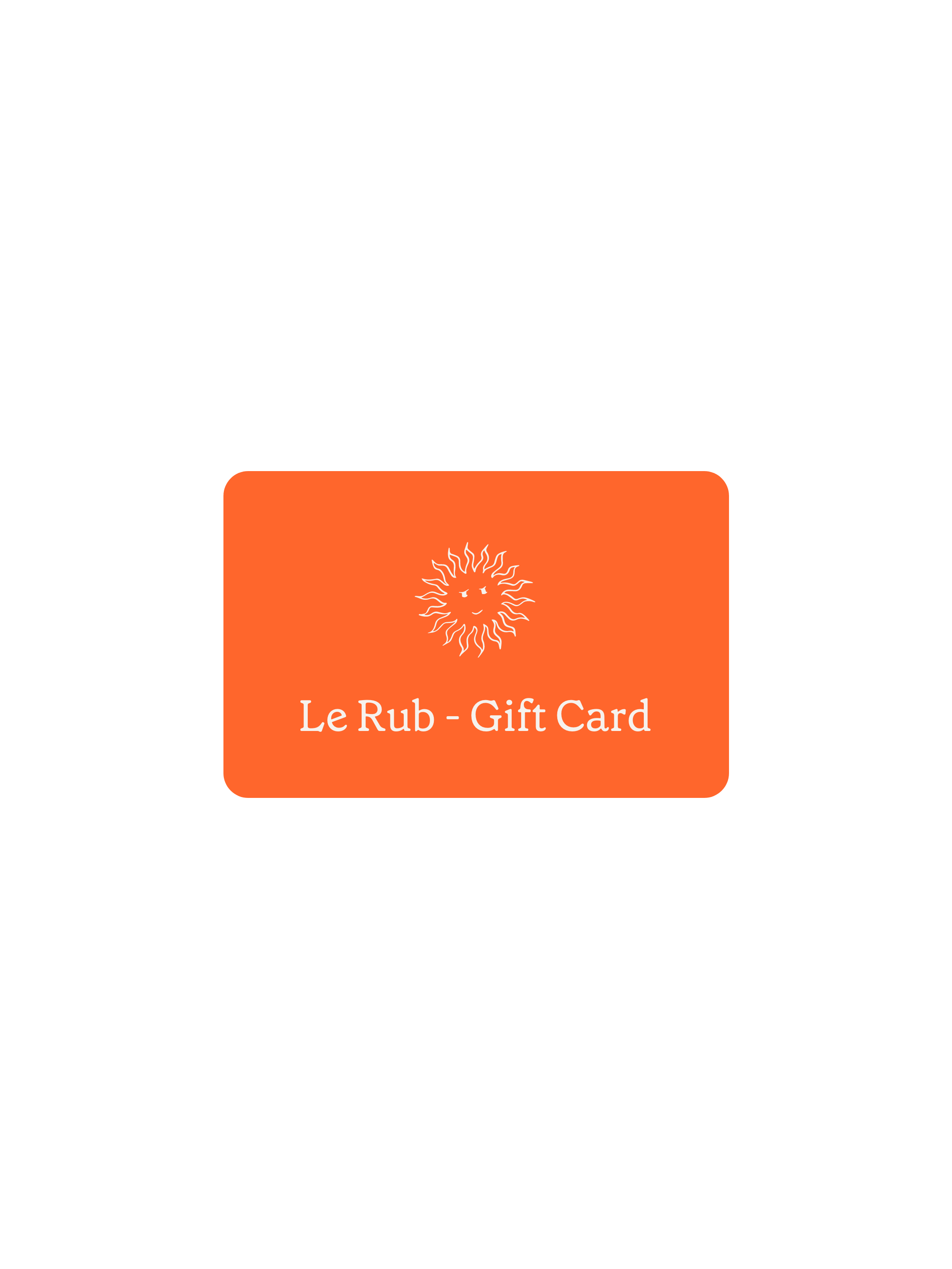 Le Rub Gifts Geschenkkarte 25 Euro Geschenkgutschein digital