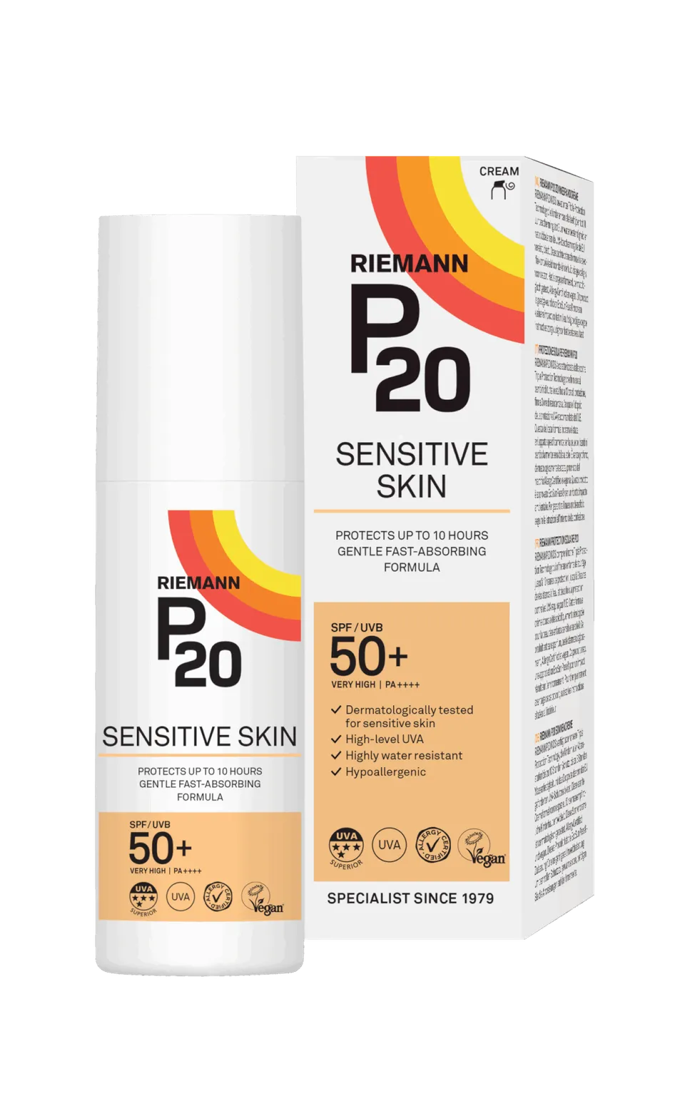 Riemann P20 Sensitive Sonnencreme SPF 50+ 100 ml sensitiv