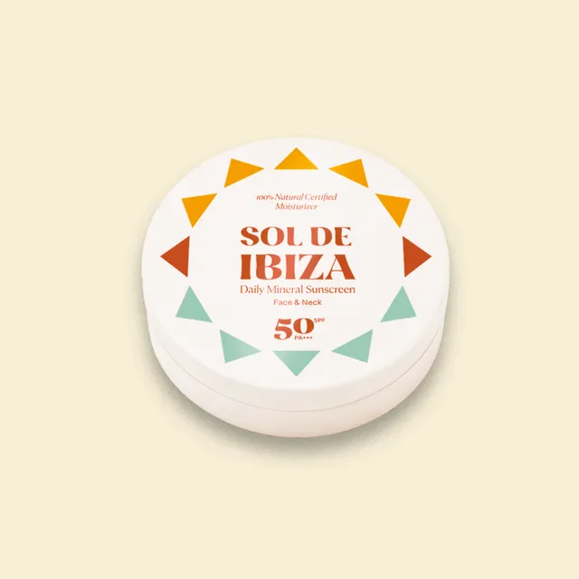 Sol de Ibiza Daily Sunscreen Face Neck SPF50 mineralisch