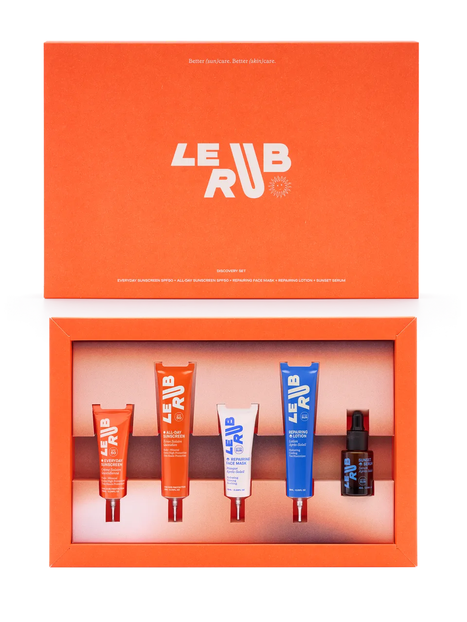 Le Rub Discovery Set SPF50 Gesicht Körper 5 Mini