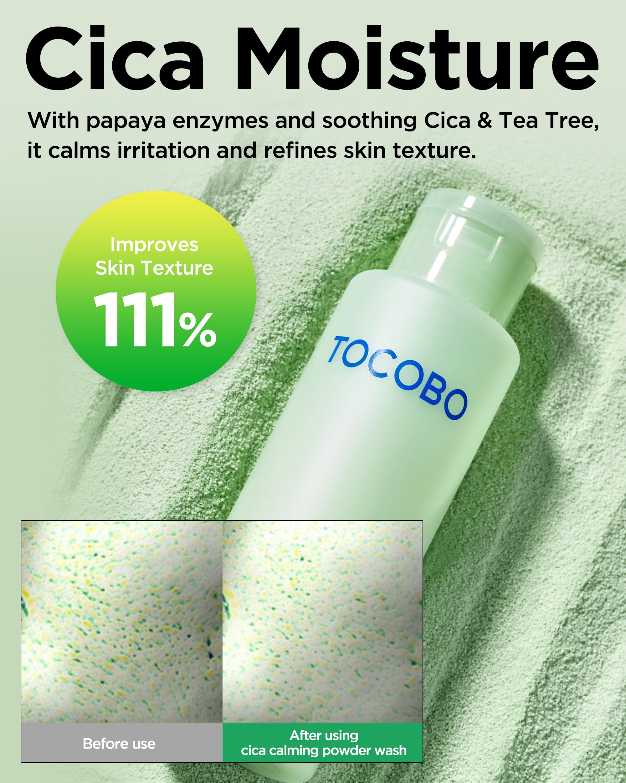 TOCOBO Cica Calming Powder Wash Reinigungspuder 50 g Centella