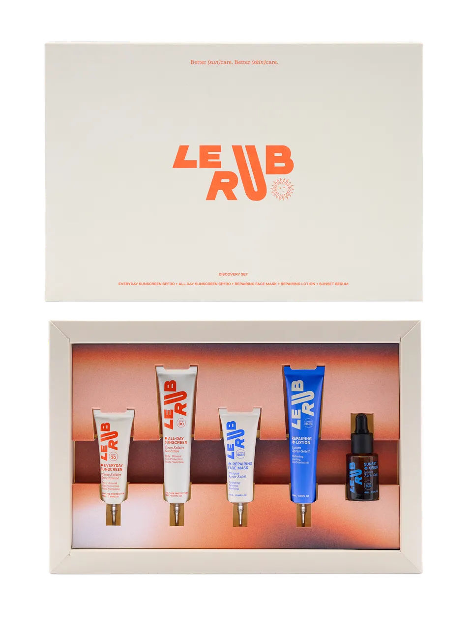 Le Rub Discovery Set SPF30 Reiseset Gesicht & Körper 5 Minis