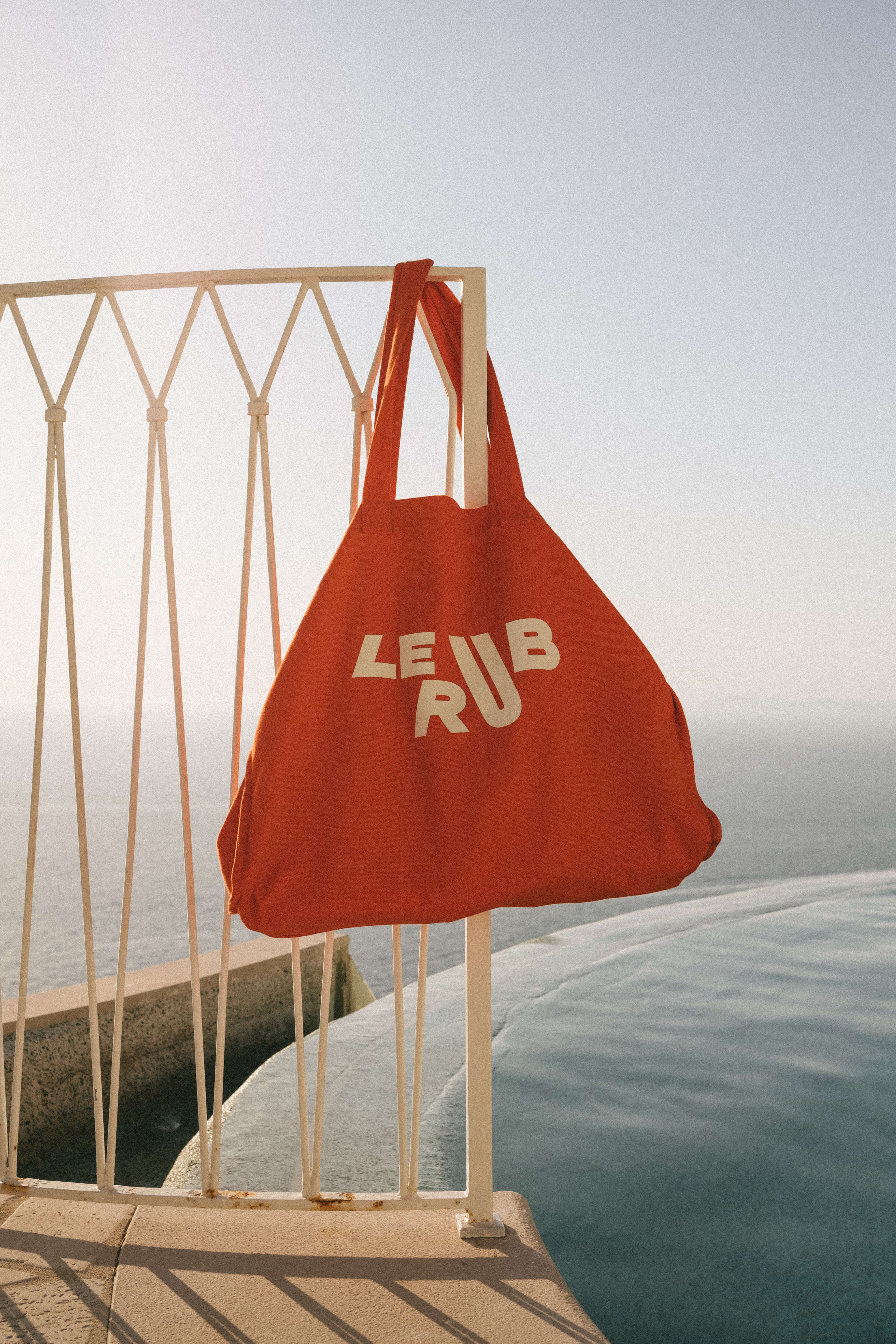 Le Rub Hello Sunshine Beach Bag Strandtasche Baumwolle 50x40