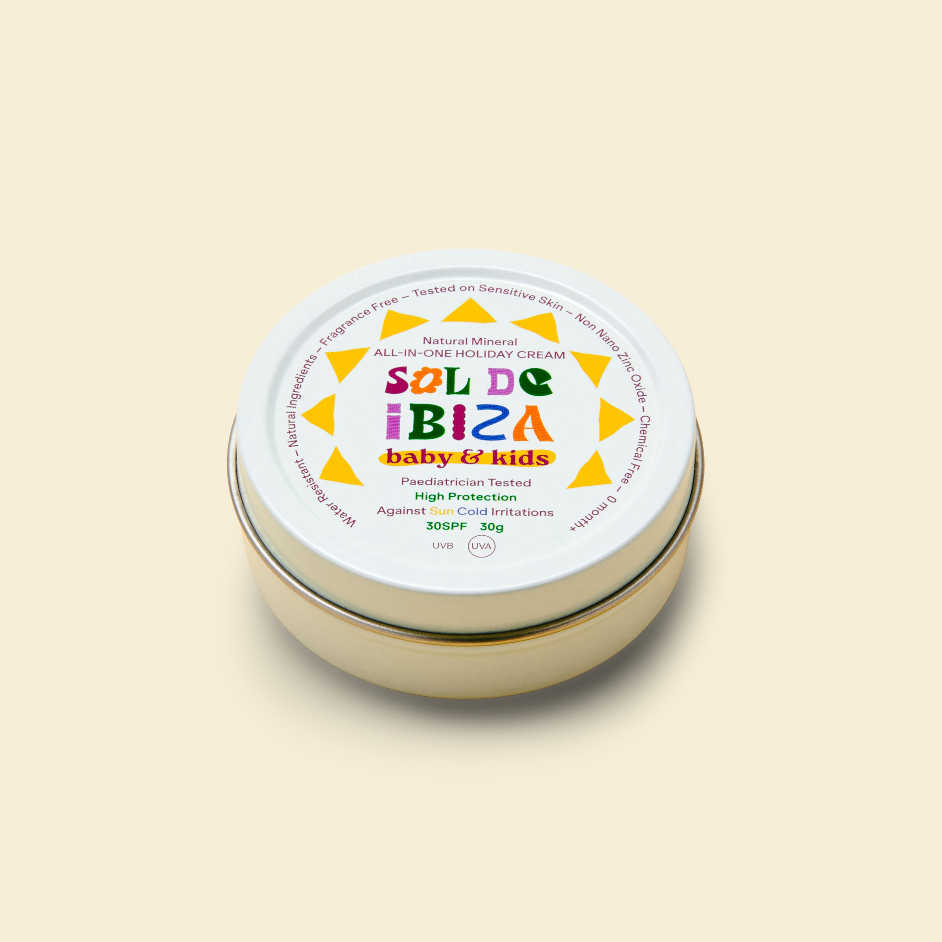 Sol de Ibiza Suncare Baby Kids SPF30 Creme 100 g mineralisch