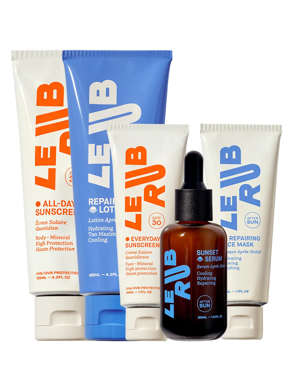 Le Rub The Full Ritual SPF30 Pflegeset Sonnencreme Serum Maske