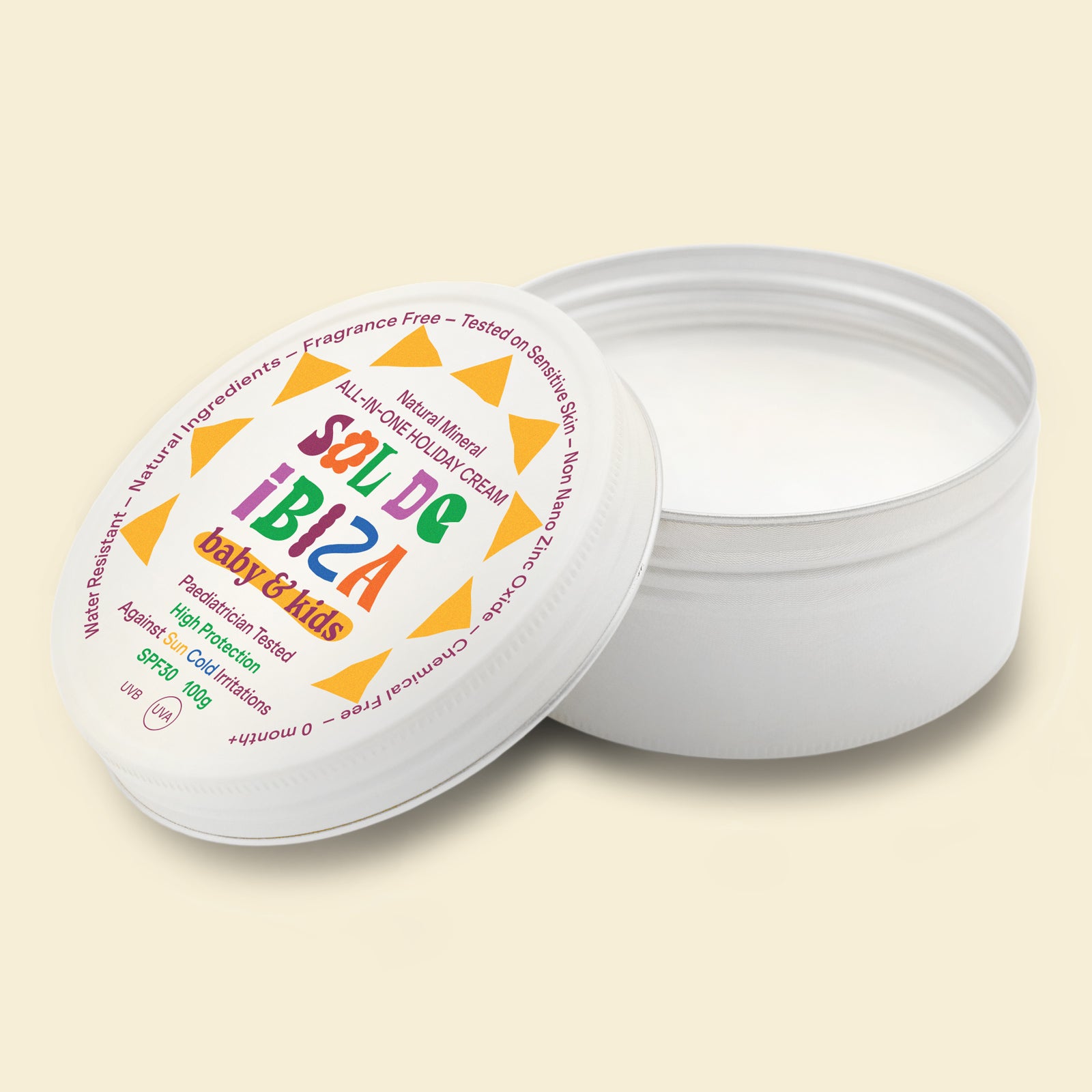 Sol de Ibiza Suncare Baby Kids SPF30 Creme 100 g mineralisch