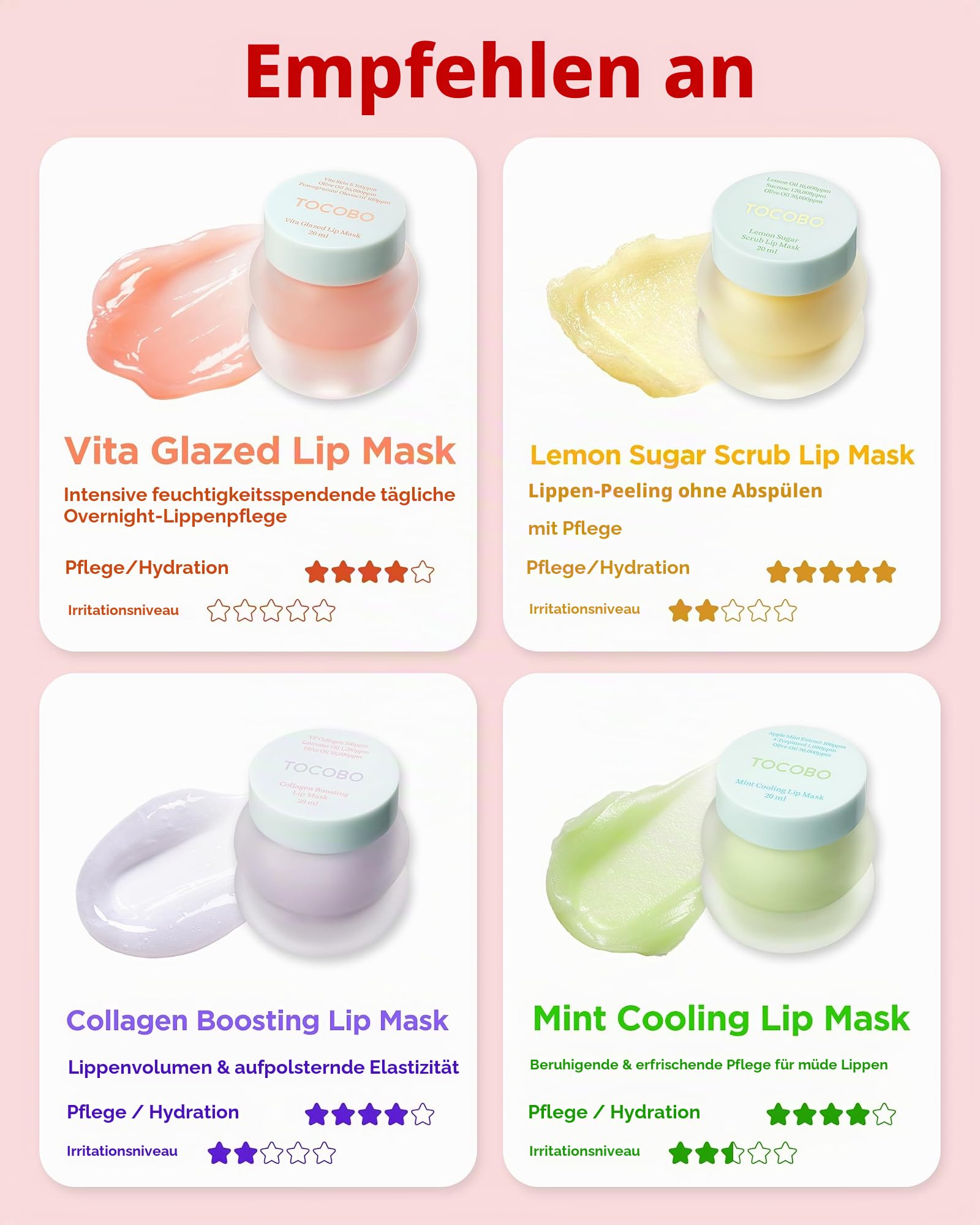 TOCOBO Vita Glazed Lippenmaske 20 ml Vitamin
