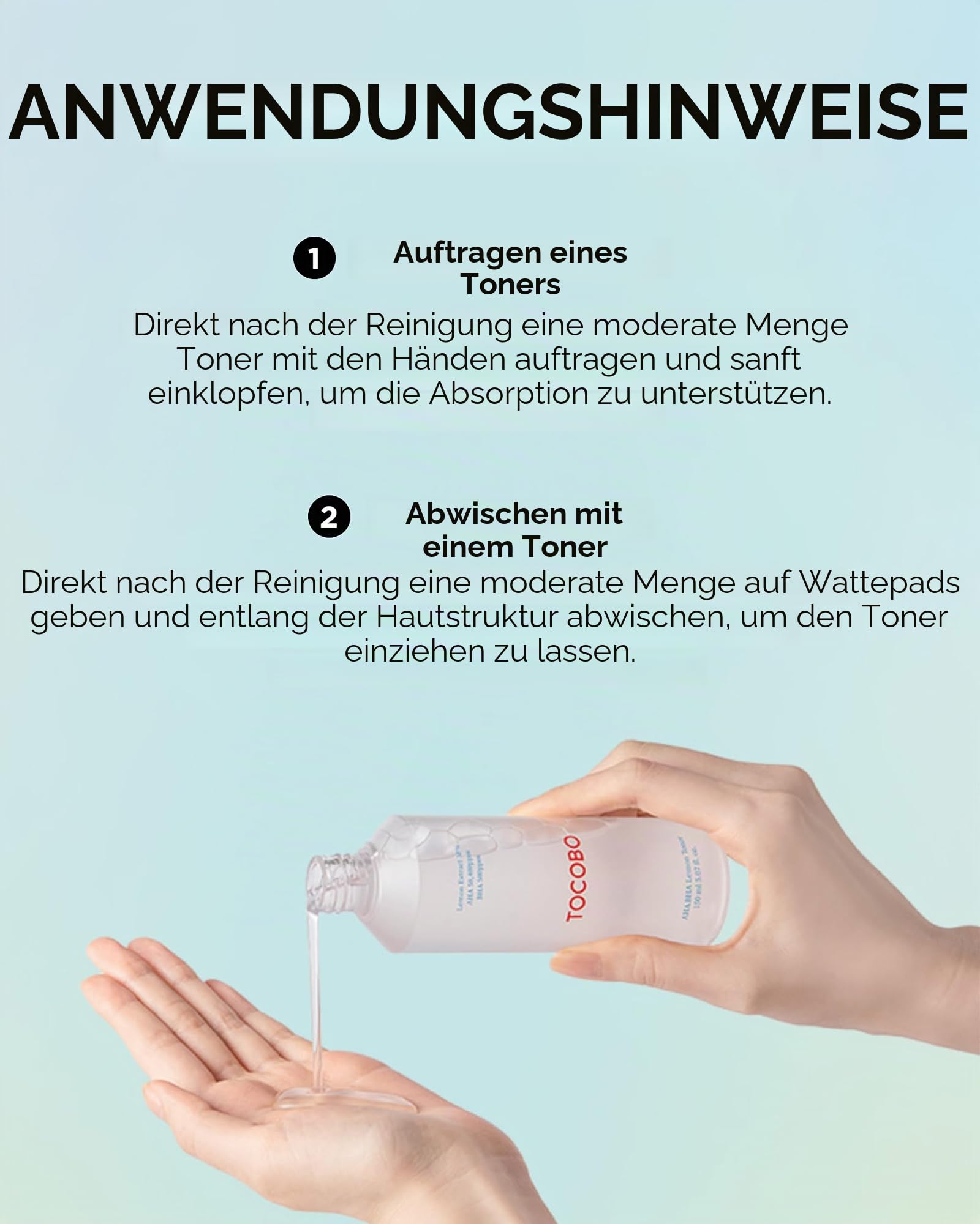 TOCOBO AHA BHA Lemon Toner Gesichtswasser 150 ml Peeling