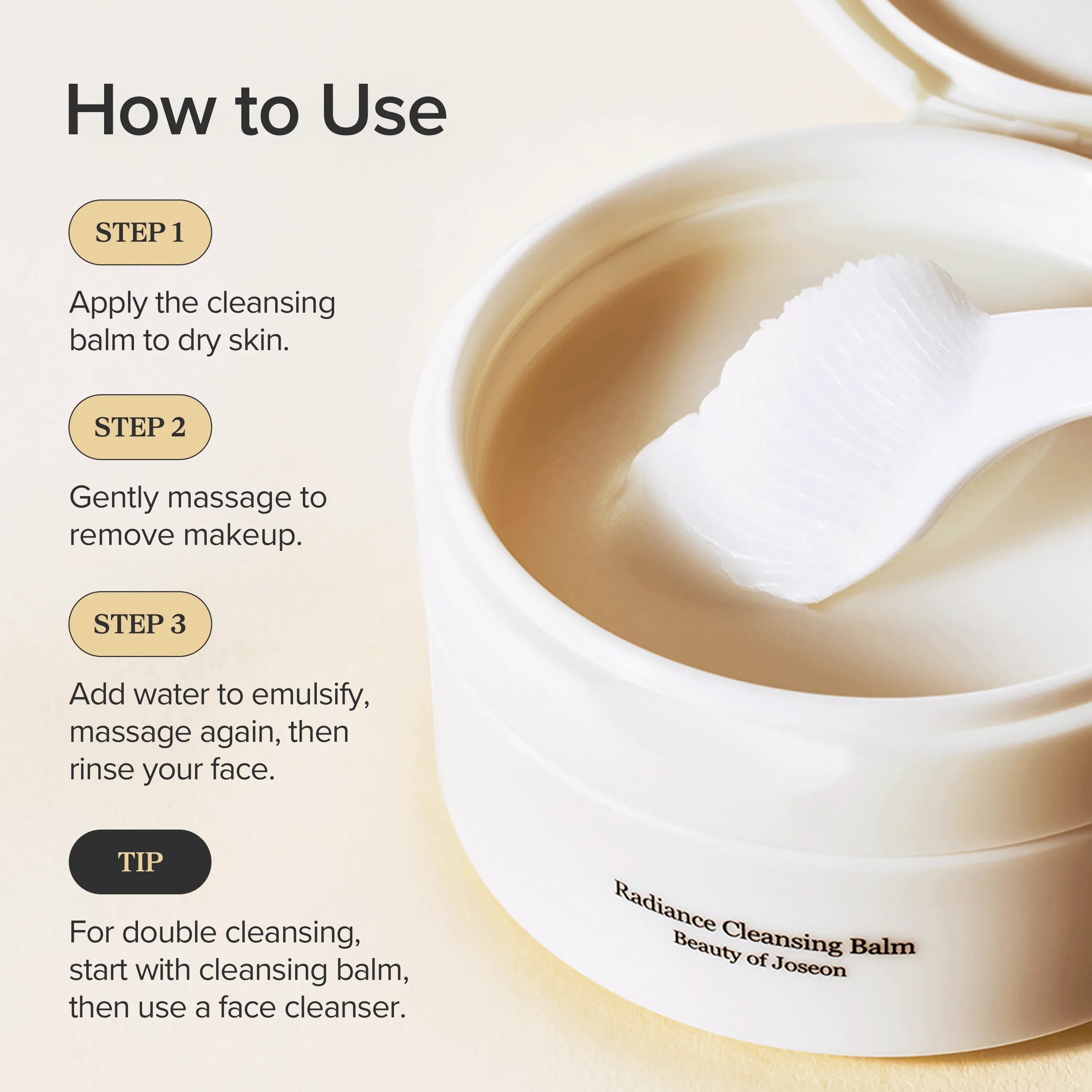 Beauty of Joseon Radiance Cleansing Reinigungsbalm 100 ml Reis