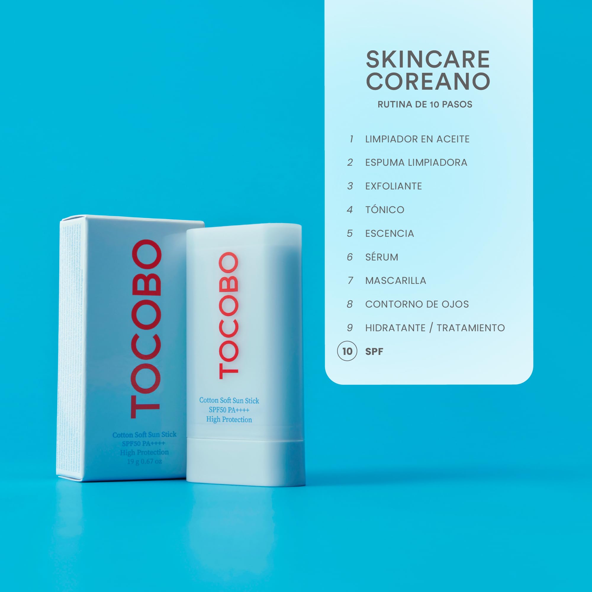 TOCOBO Cotton Soft Sun Stick SPF50+ Sonnenschutz-Stick 19 g