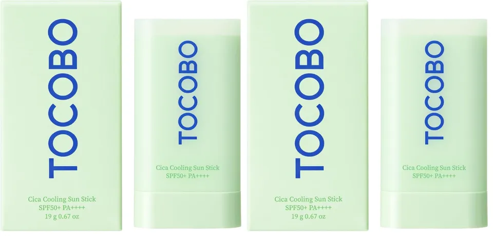 TOCOBO Cica Cooling Sun Stick Sonnenschutz 2x18 g SPF50+