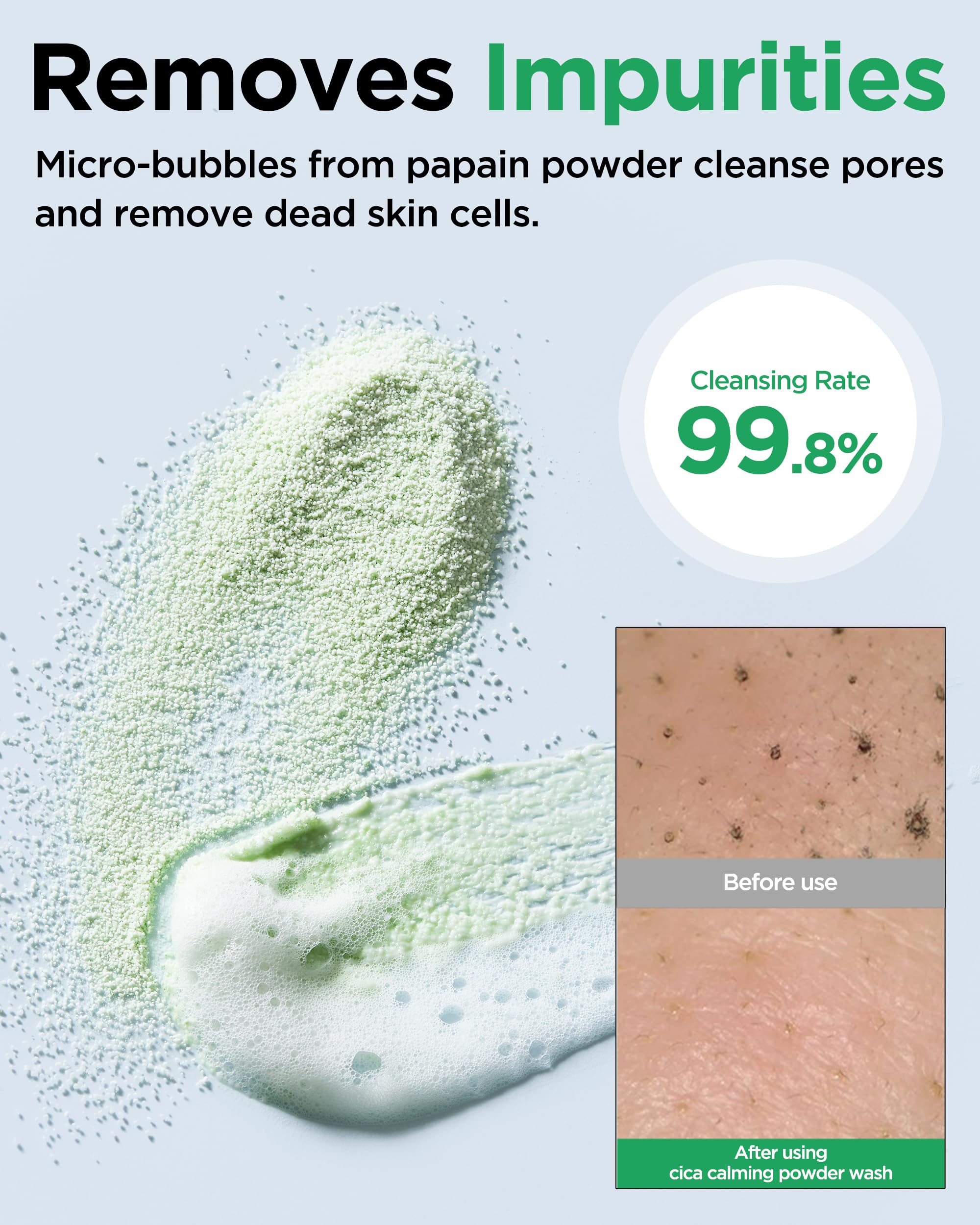 TOCOBO Cica Calming Powder Wash Reinigungspuder 50 g Centella