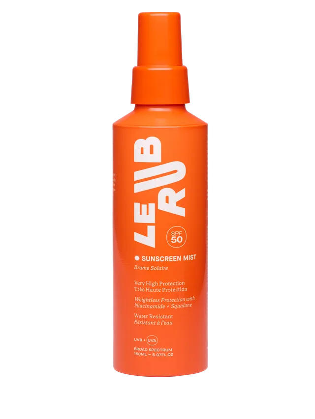 Le Rub Sunscreen Mist SPF50 Körperspray Niacinamid
